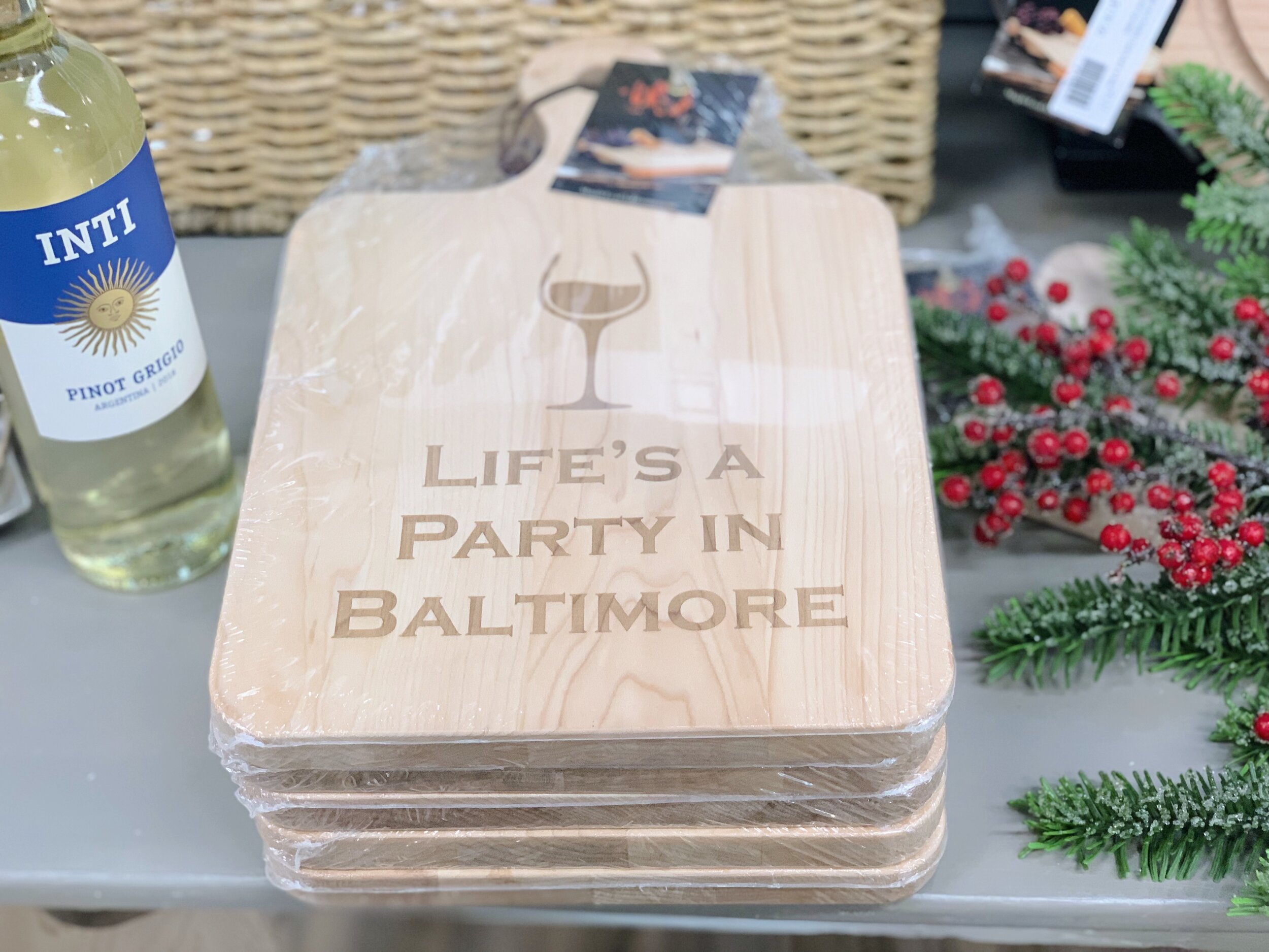 Life's A Party In Baltimore Cutting Board