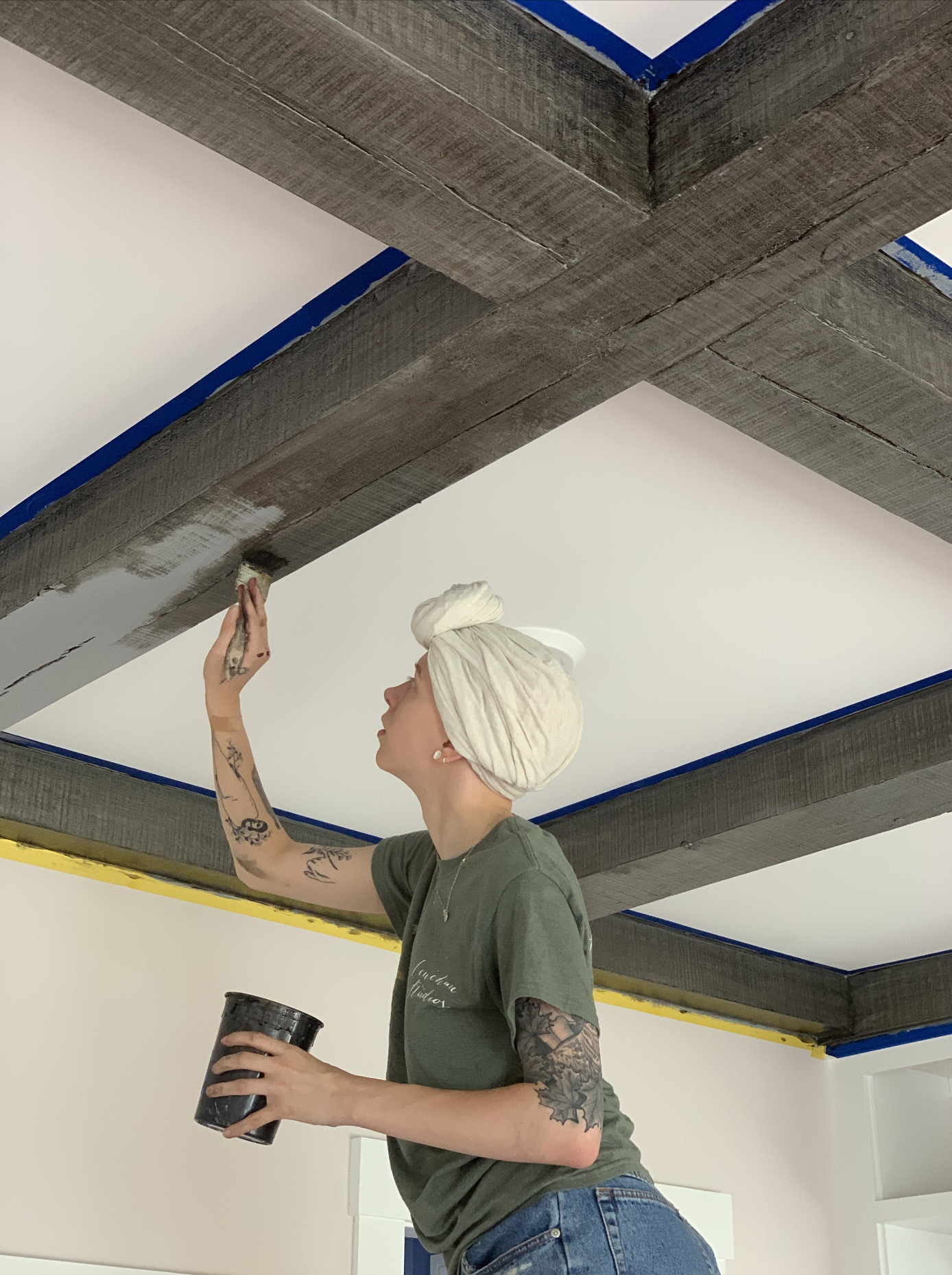 glazing beams for Simply Put Interiors- HEC show house