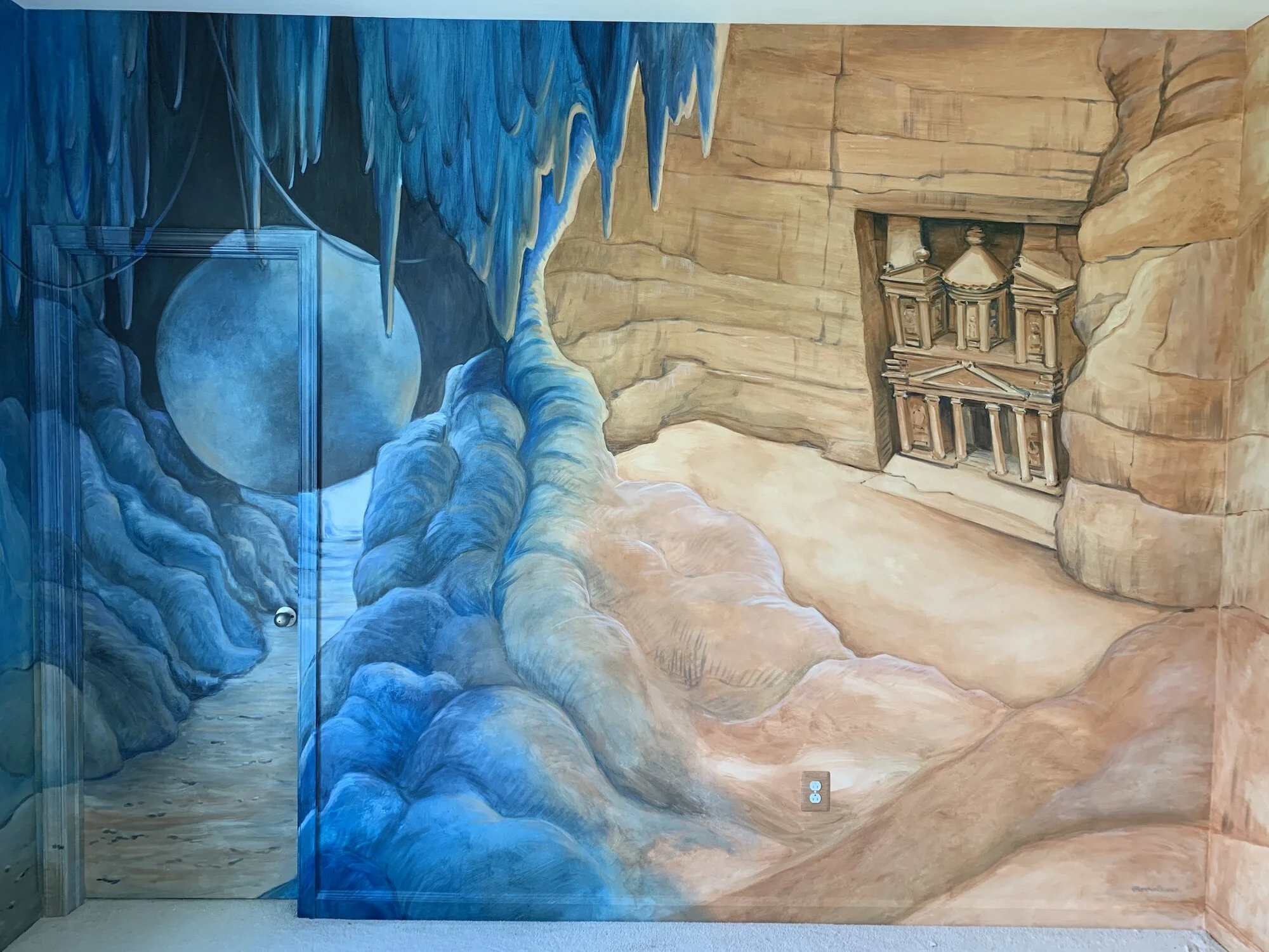 Indiana Jones themed Mural