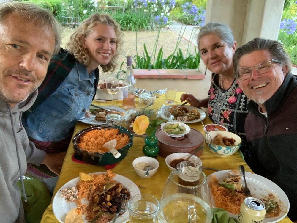 Dinner with Steve and Marianne!