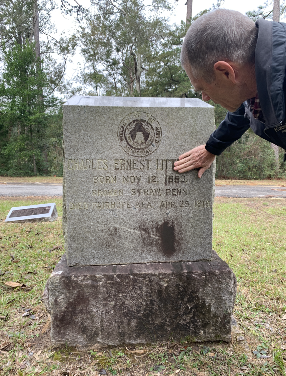 Fairhope Alabama. Gravesite of my 3rd great grandfather. 