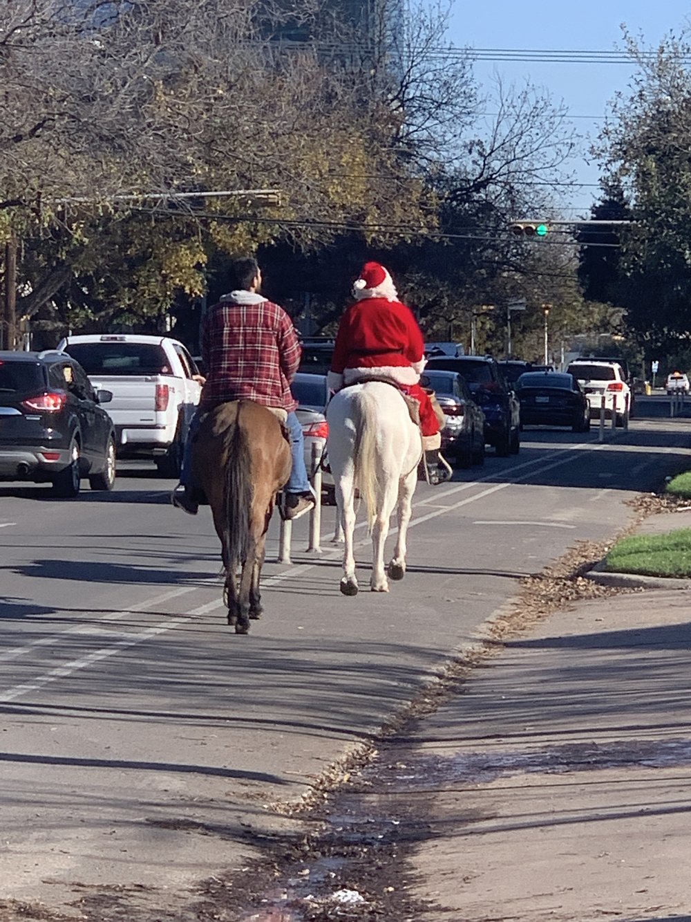 Texas style Santa Clause