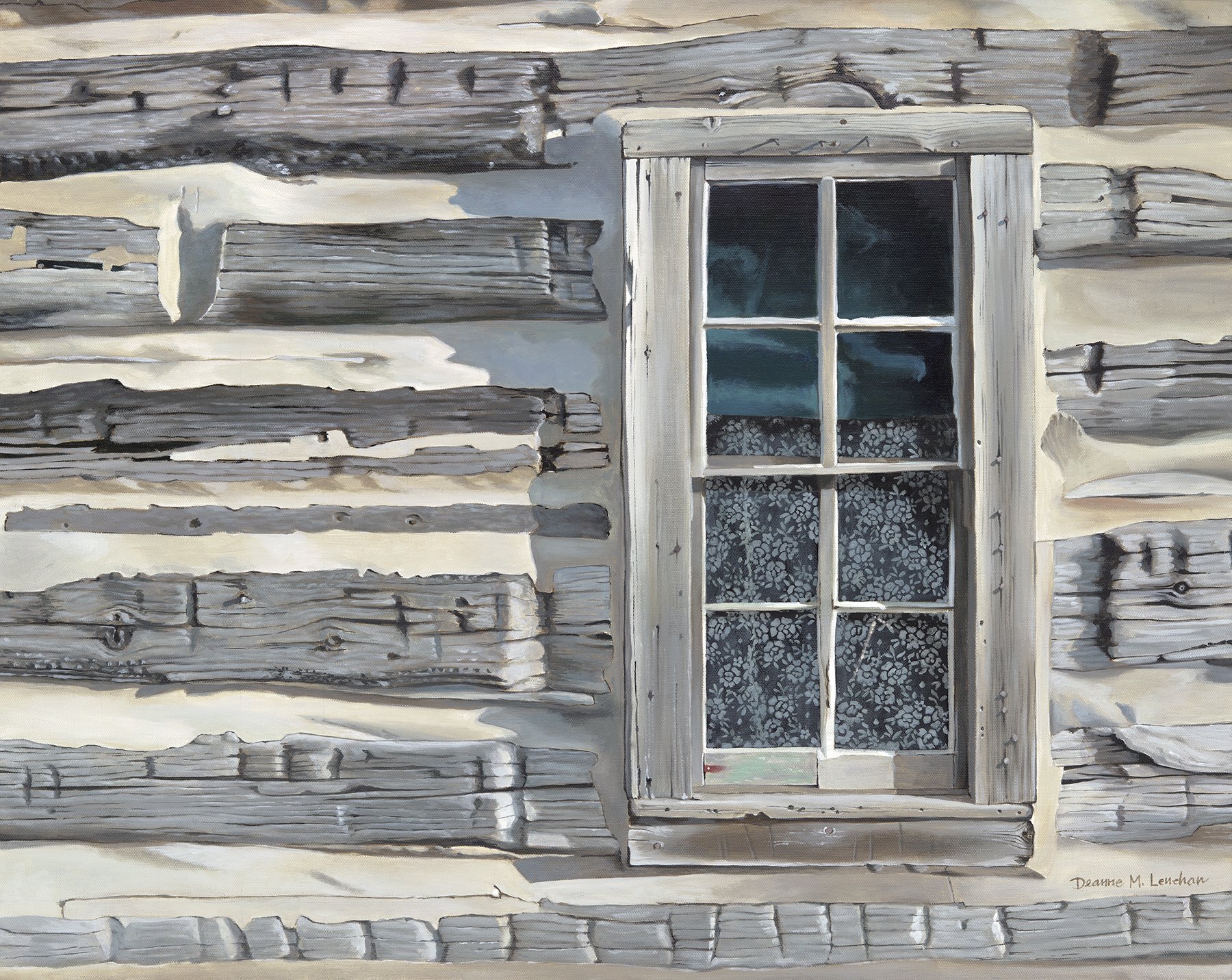 Deanne Lenehan, Wood and Lace, 24x30.jpg