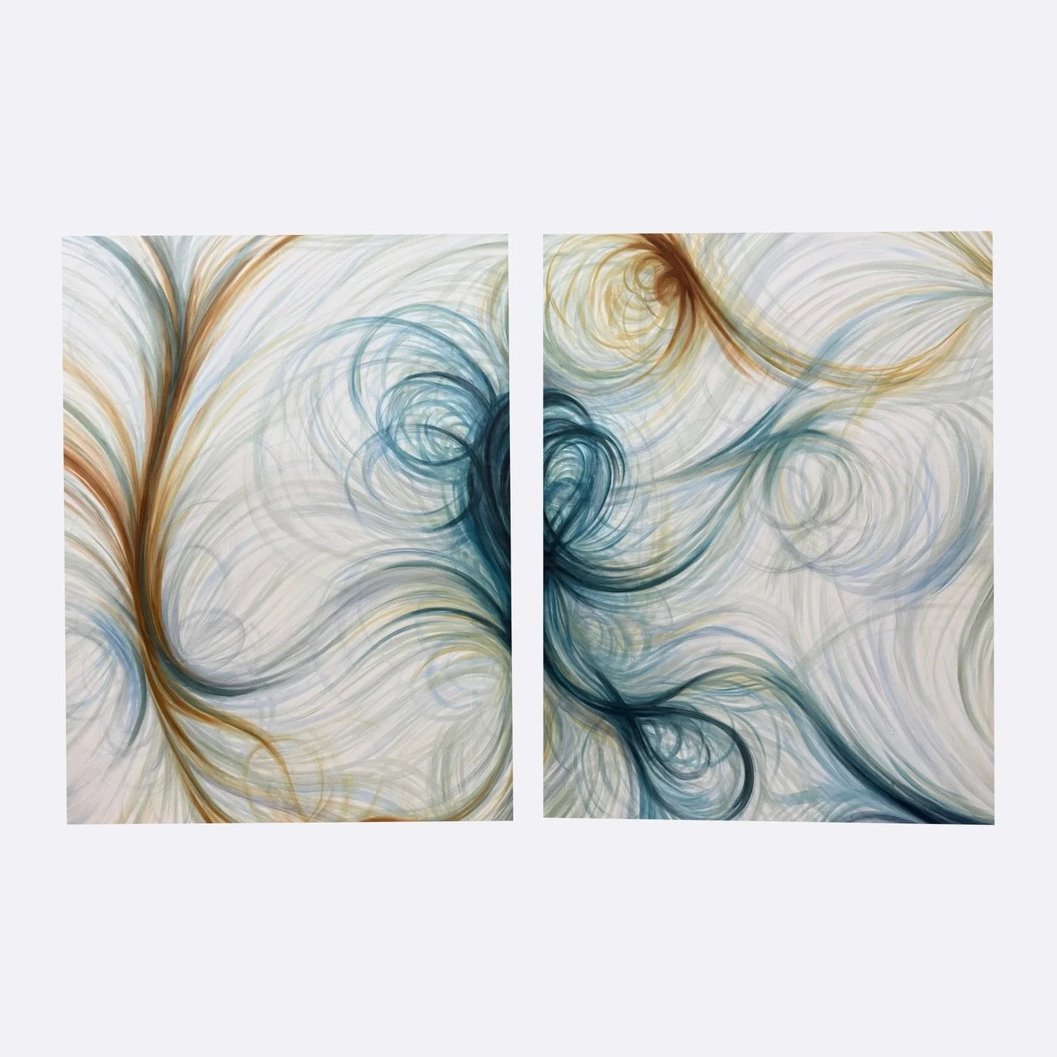 Diptych for Harper House. Commissioned by Hall & Co. 