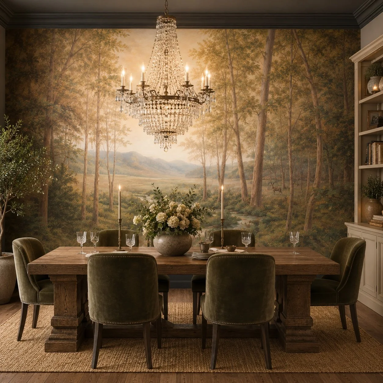 Virtual Dining Room with Woodland Landscape.jpg (Copy)