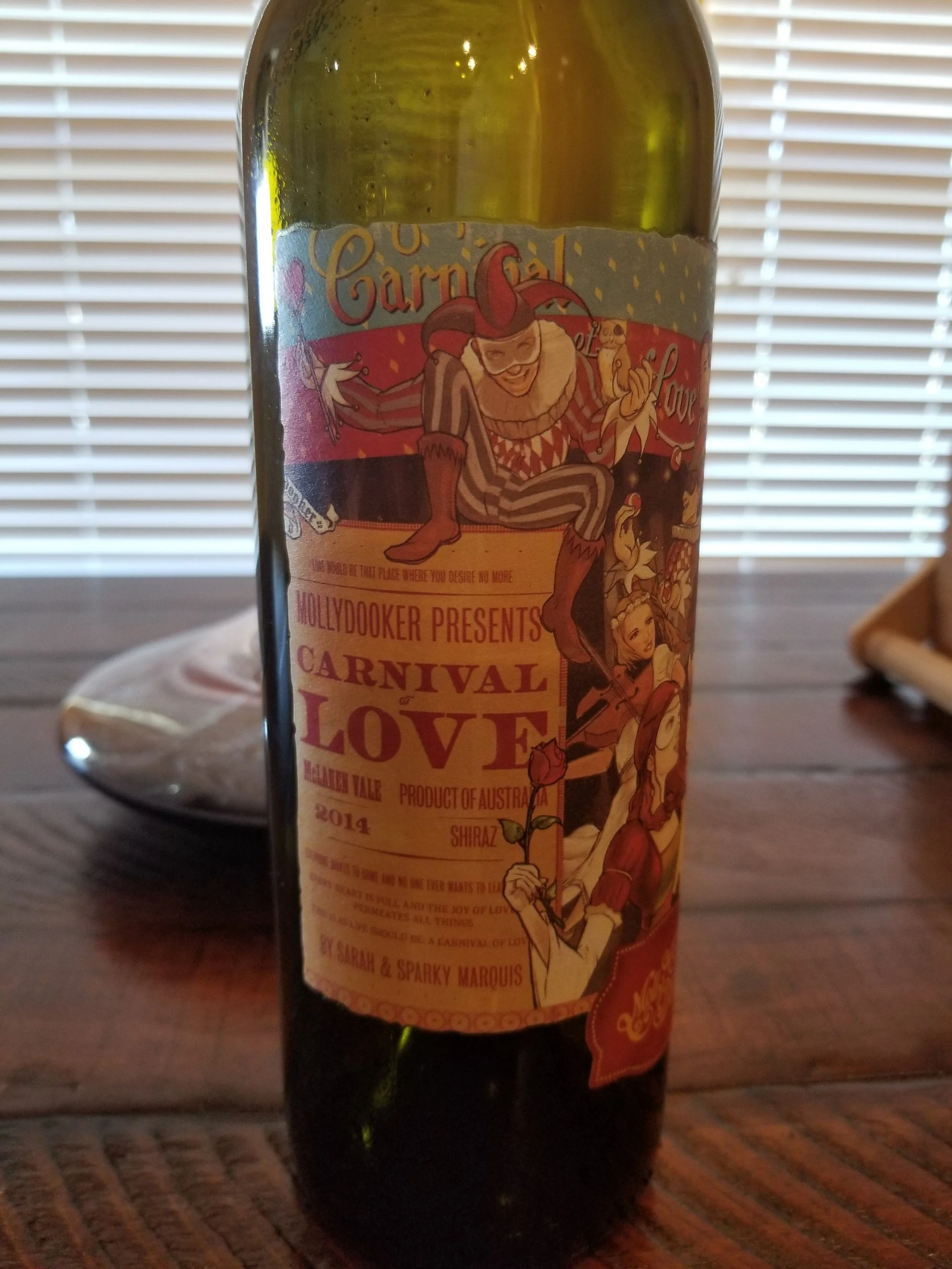 2014 Mollydooker Carnival of Love Shiraz Review