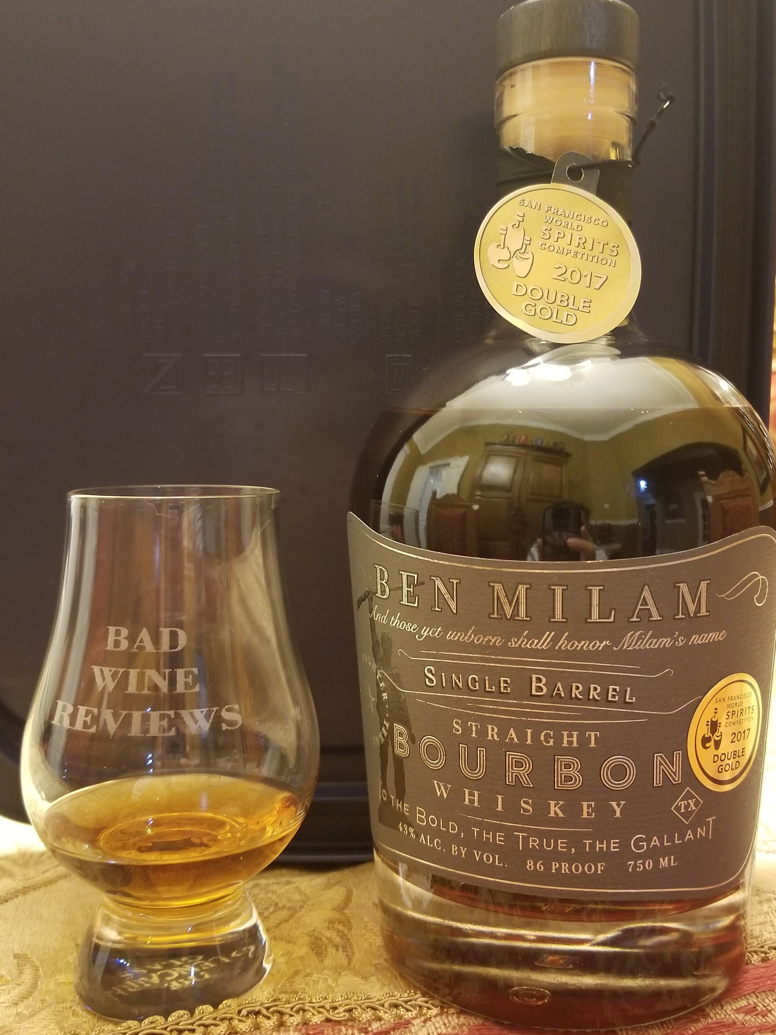 Ben Milam Single Barrel Bourbon Review