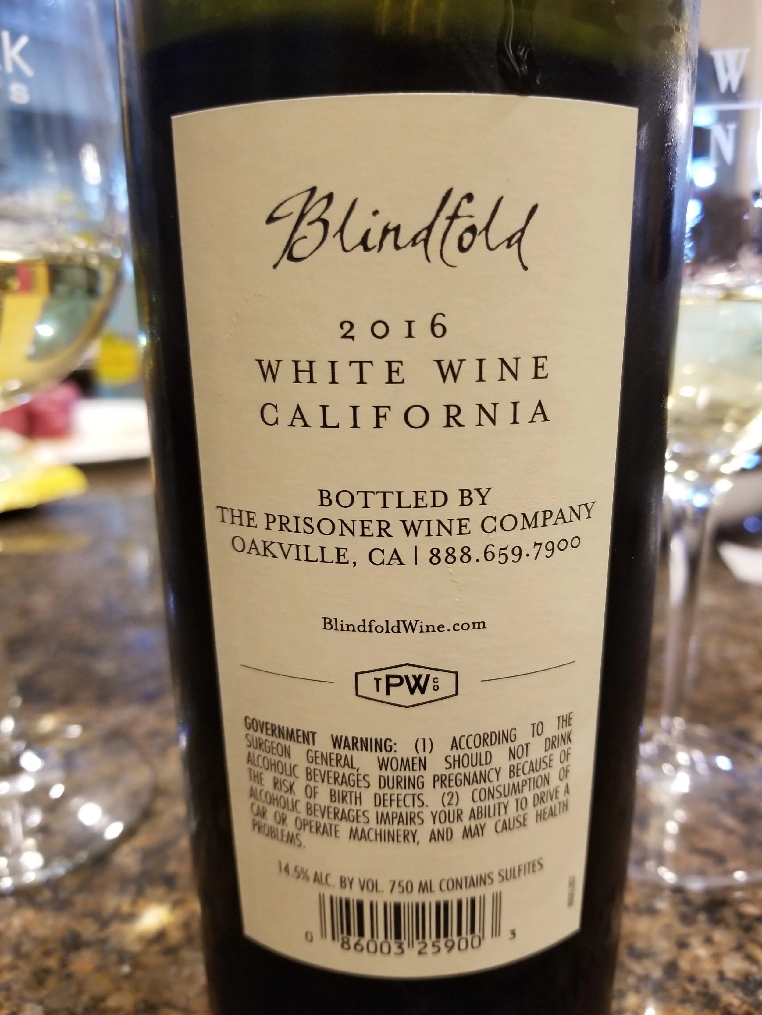 2016 The Prisoner Blindfold Review