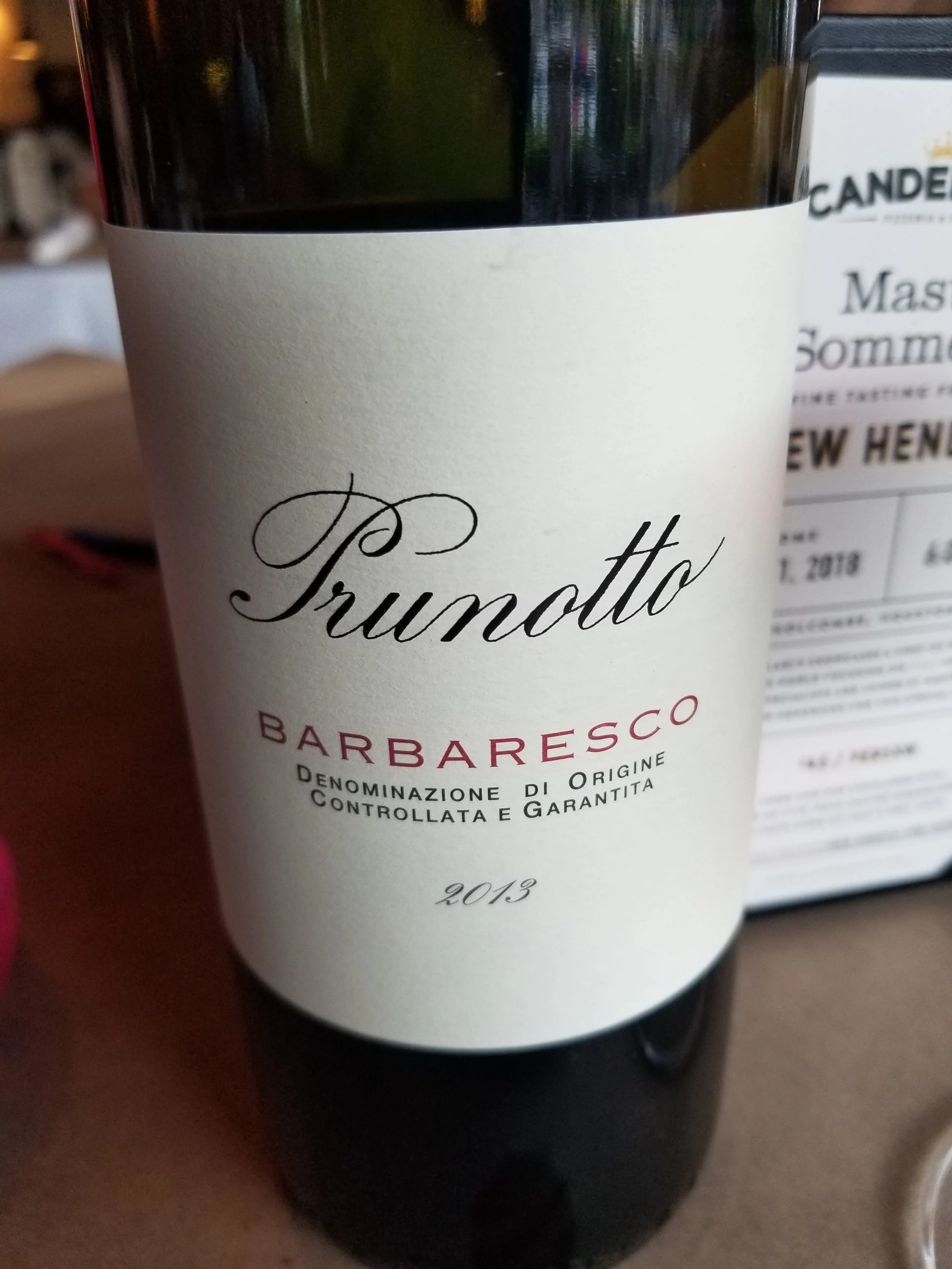 2013 Prunotto Barbaresco Review