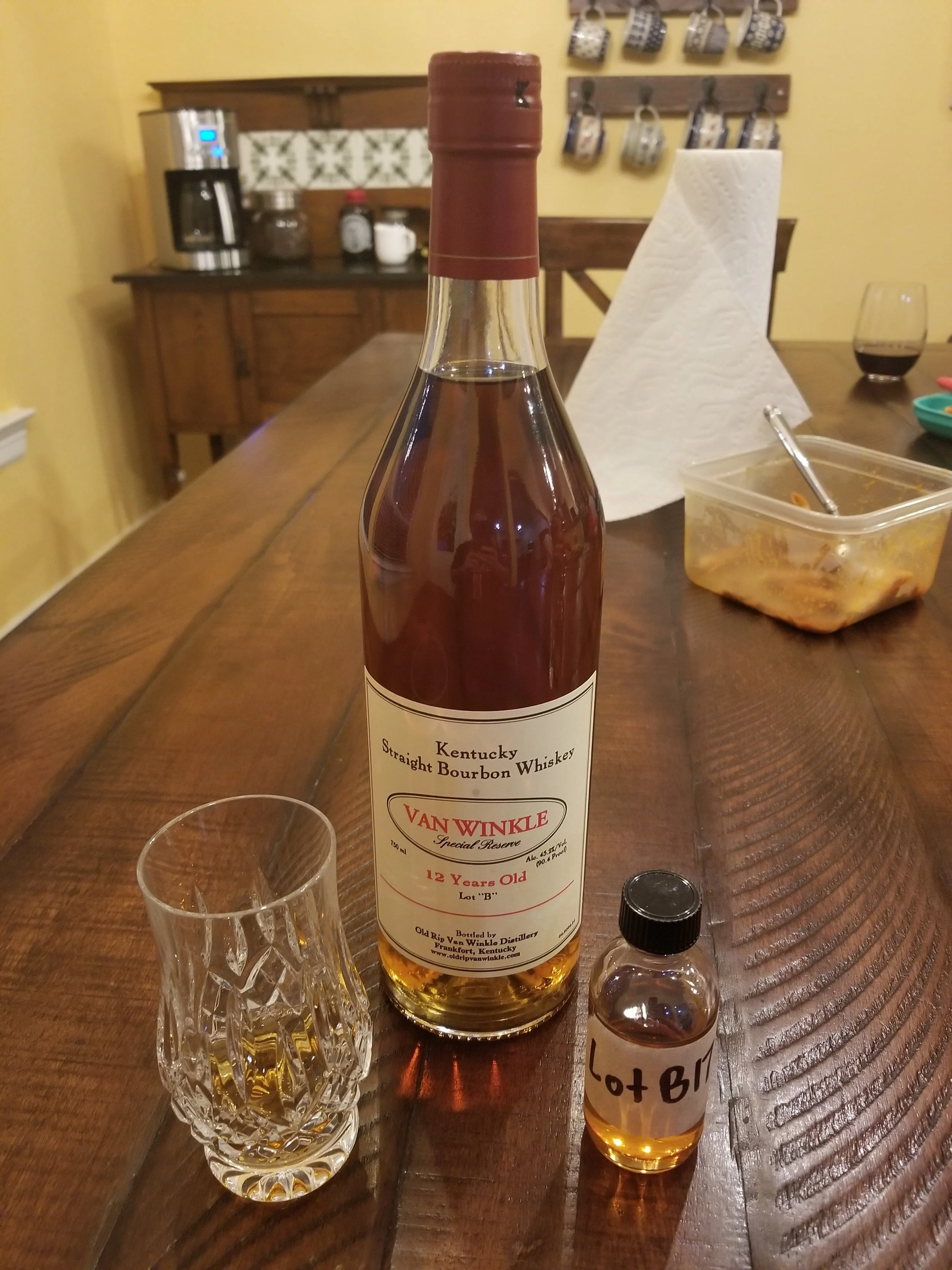 2017 Buffalo Trace "Van Winkle Lot B" 12 Year Bourbon Review