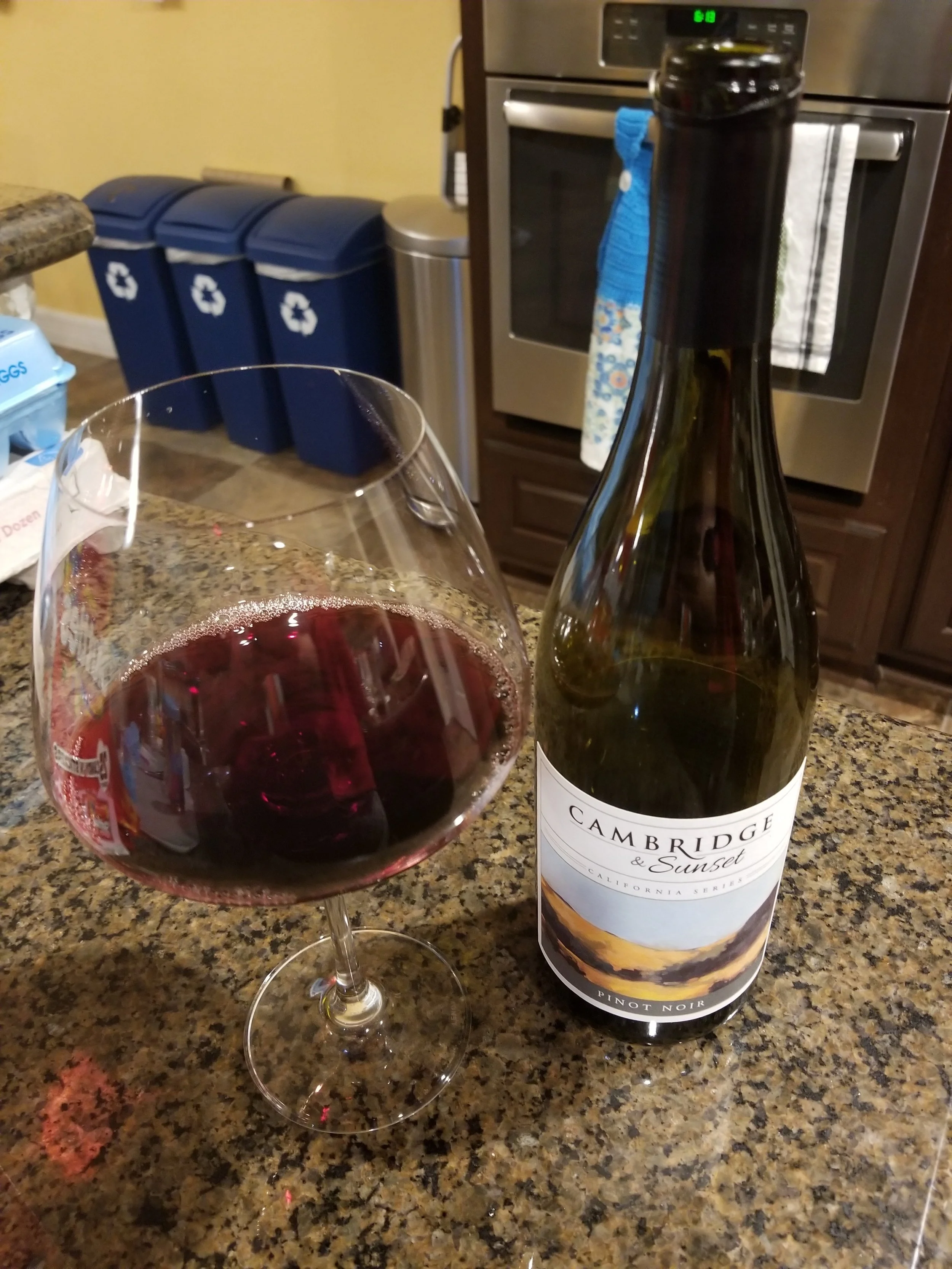 2016 Cambridge &amp; Sunset Pinot Noir Review