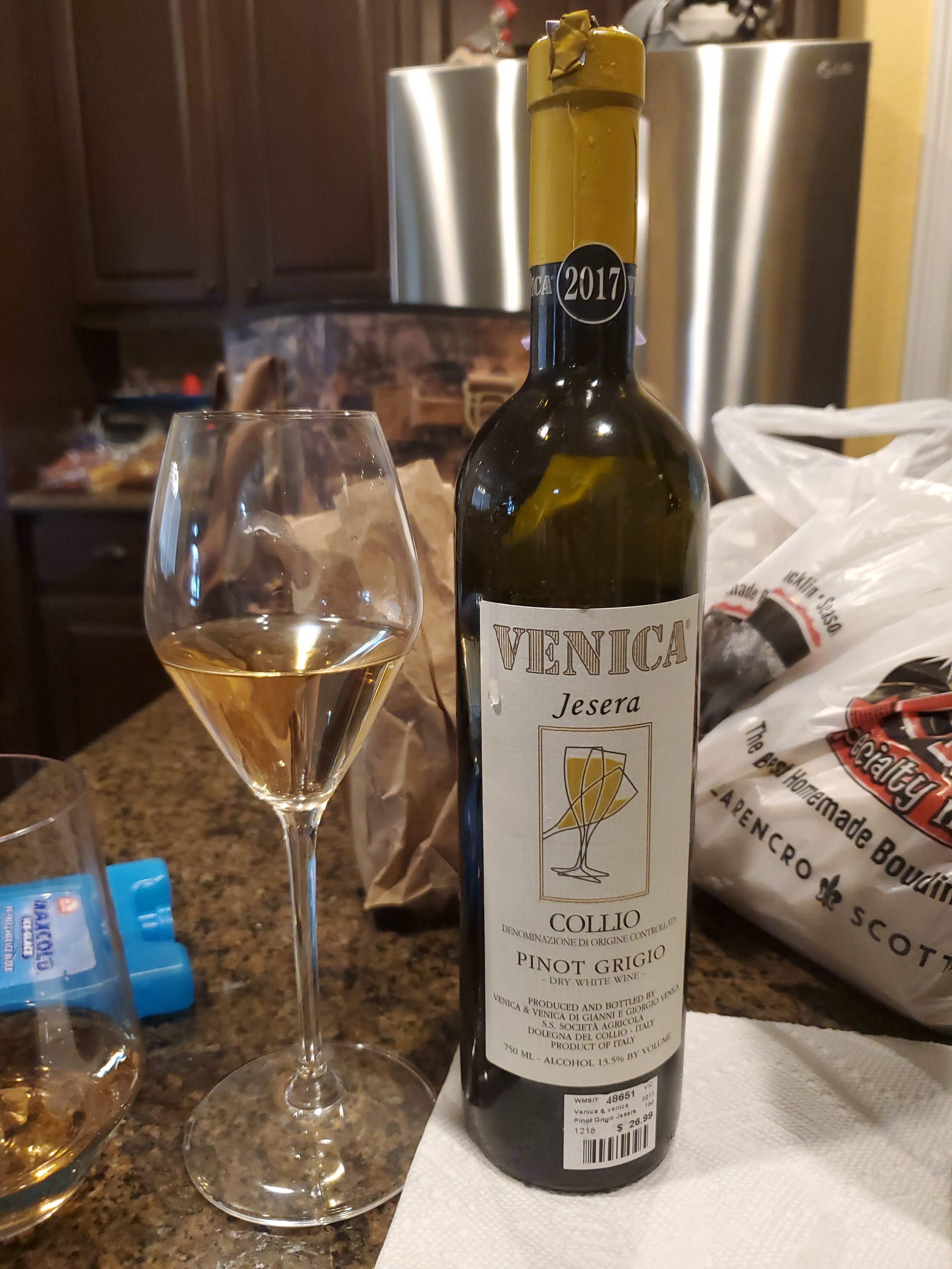 2017 Venica &amp; Venica "Jesera" Pinot Grigio Collio Review