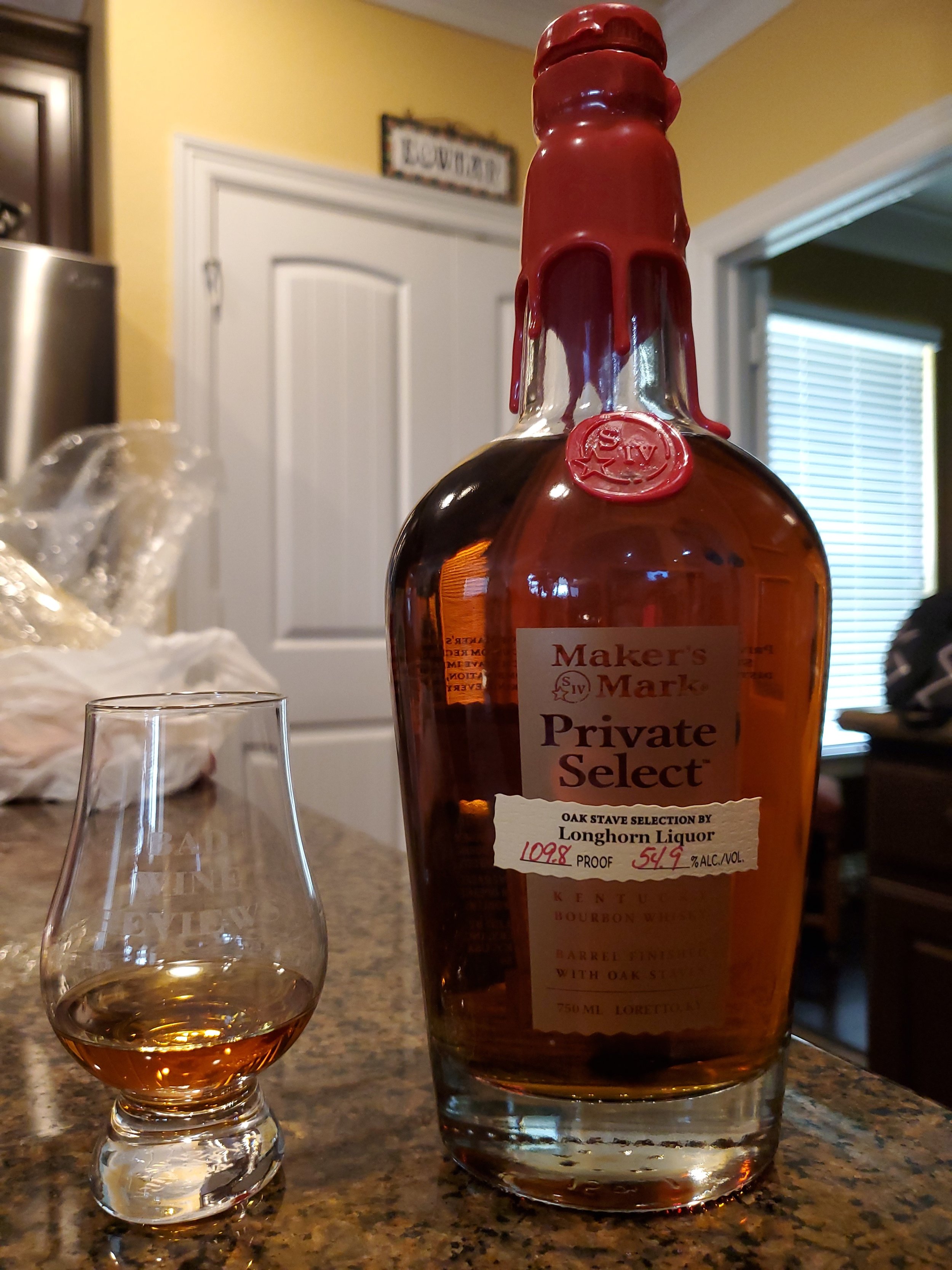 Longhorn Liquor Maker's Mark Private Select Whiskey Review