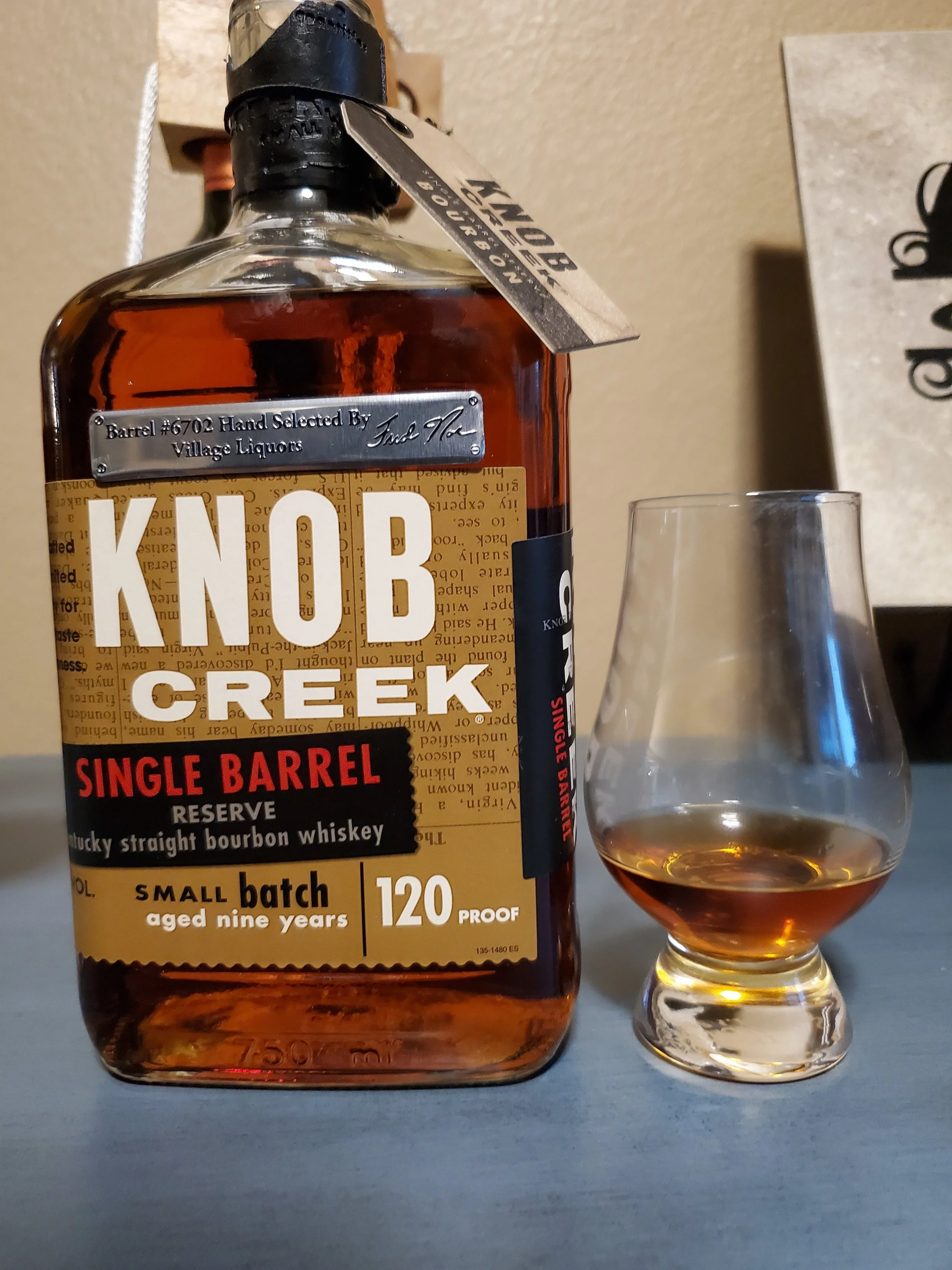 Knob Creek Single Barrel "Village Liquor" Bourbon Review