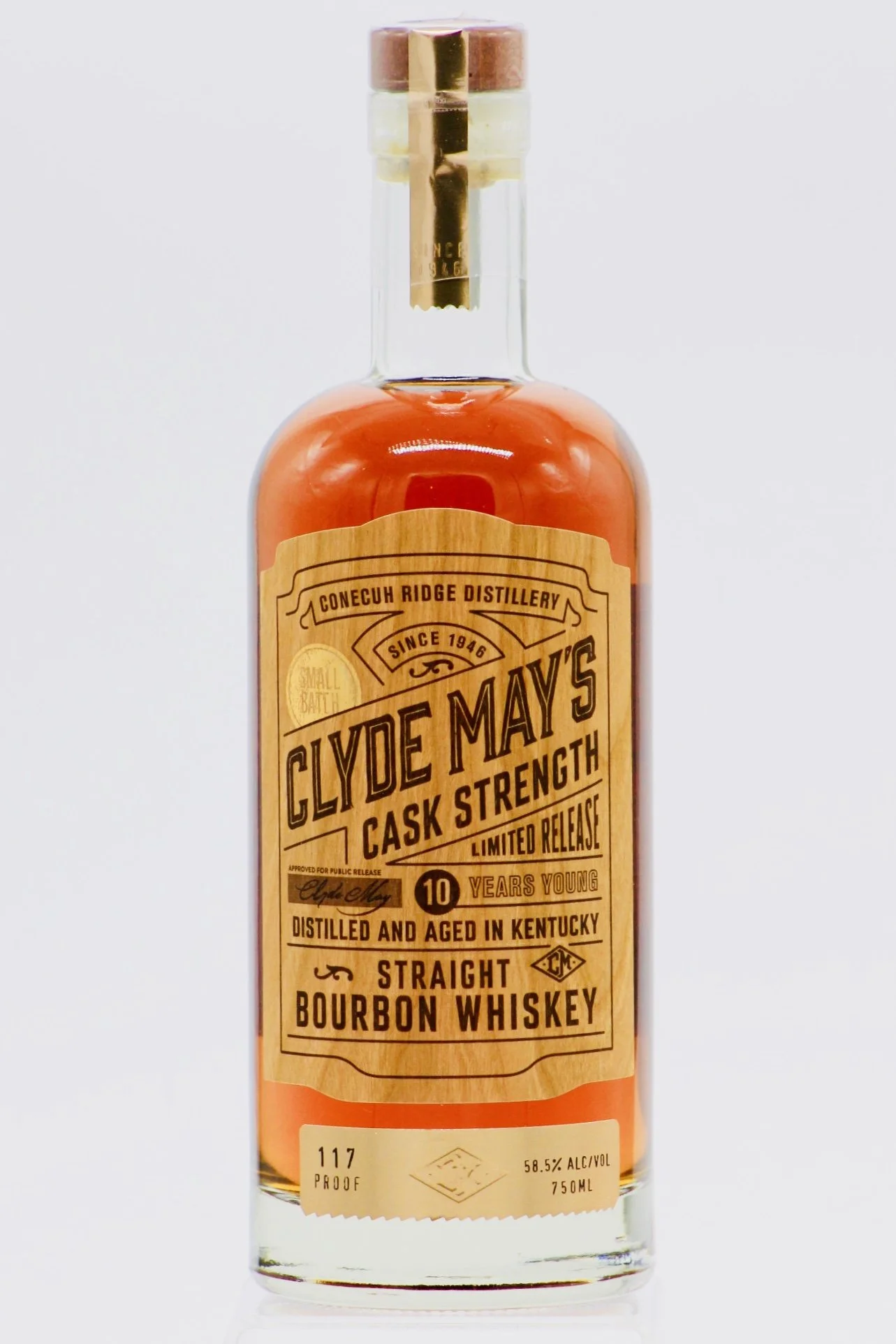 Clyde May's 10 Year Cask Strength Bourbon Review