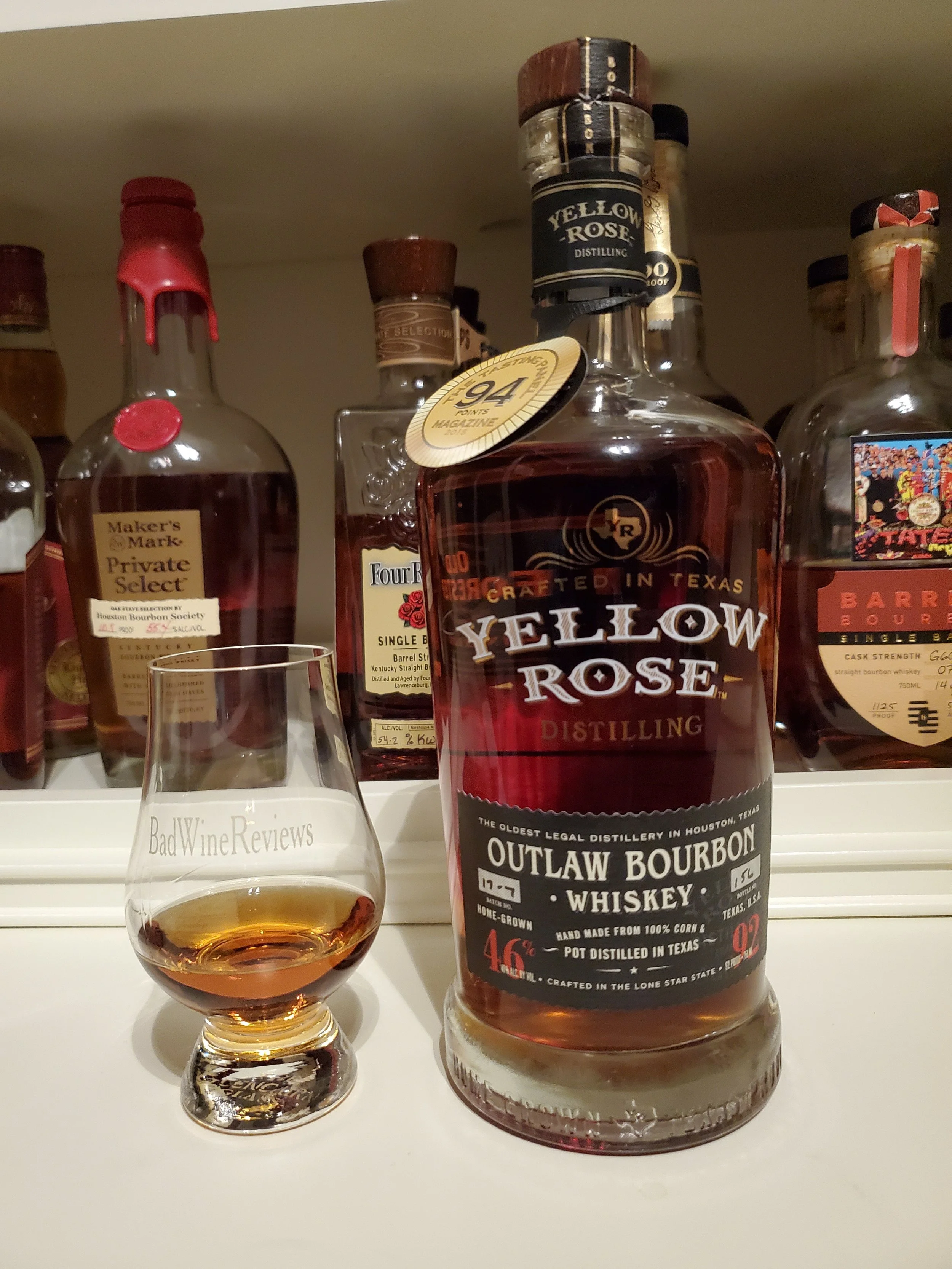 Yellow Rose Outlaw Bourbon Review