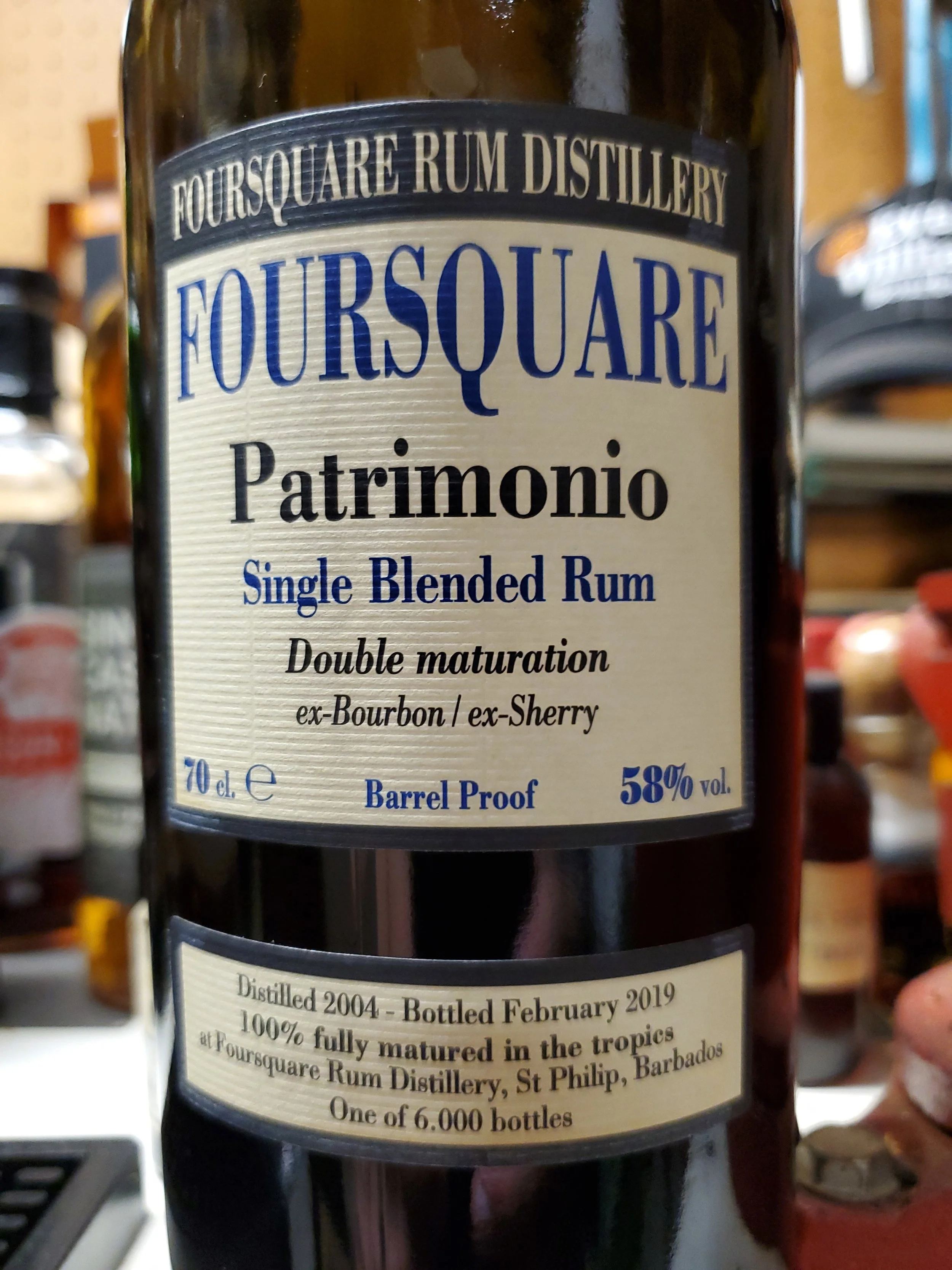 Foursquare "Patrimonio" Rum Review