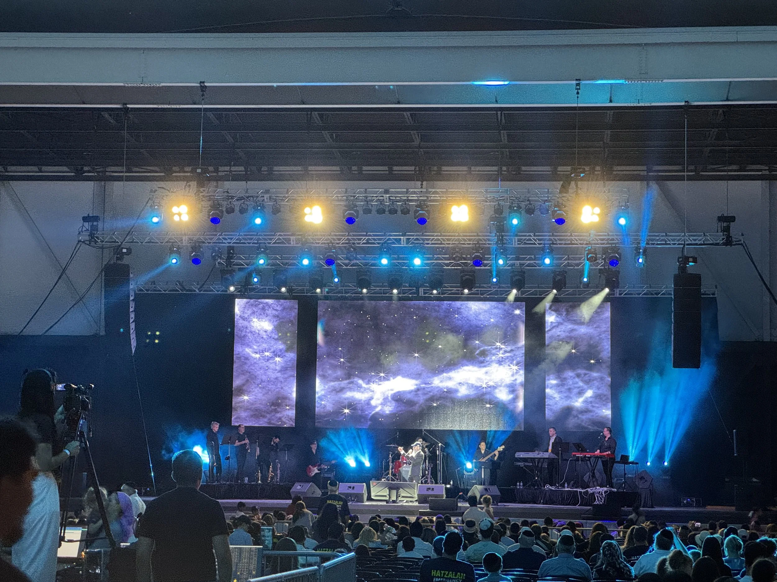 concert setup fundraiser