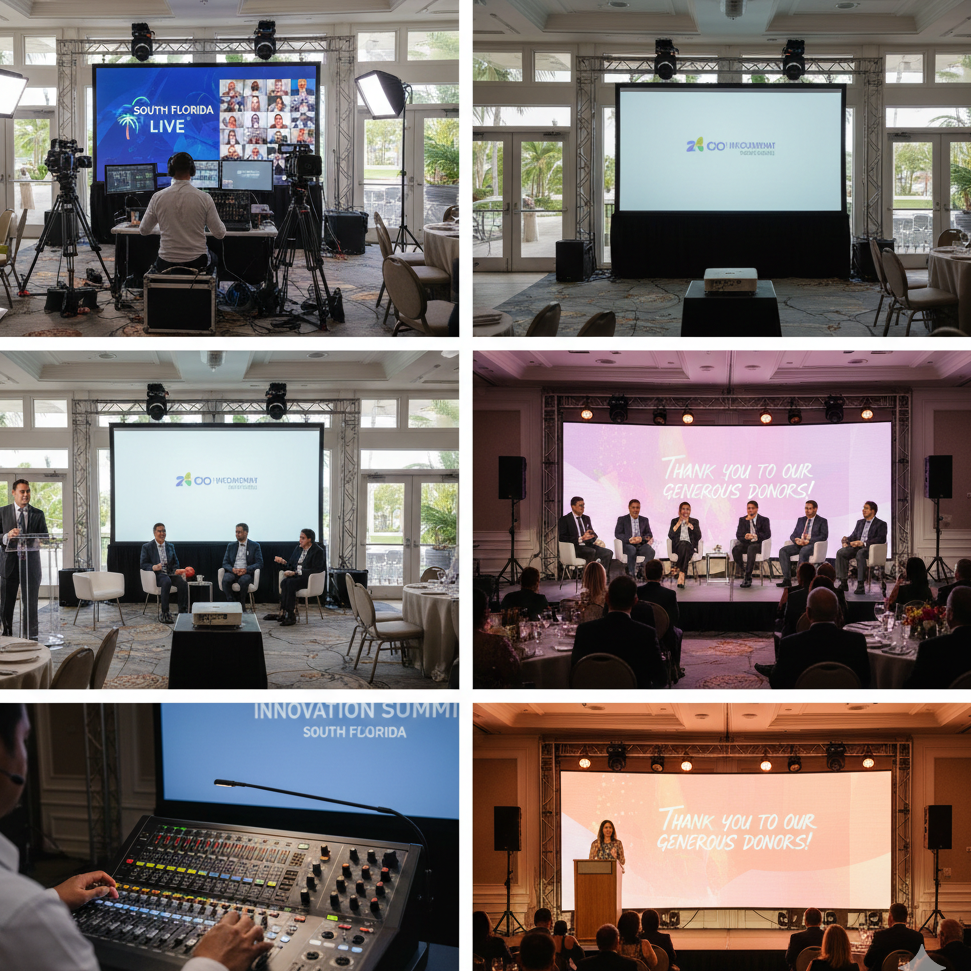 AV for Charity Events: Impactful and Budget-Friendly in South Florida