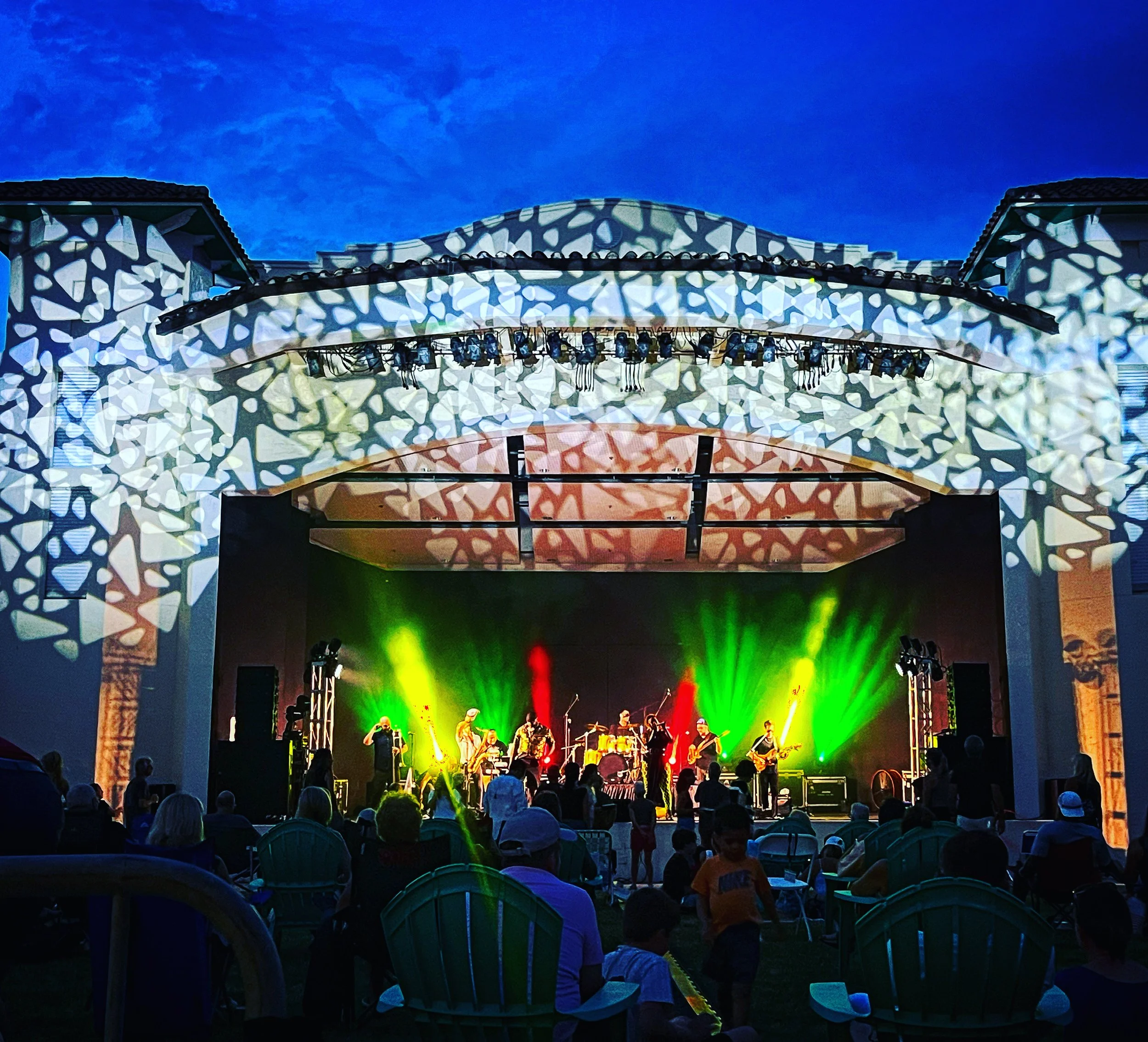 gobo lighting effects on walls