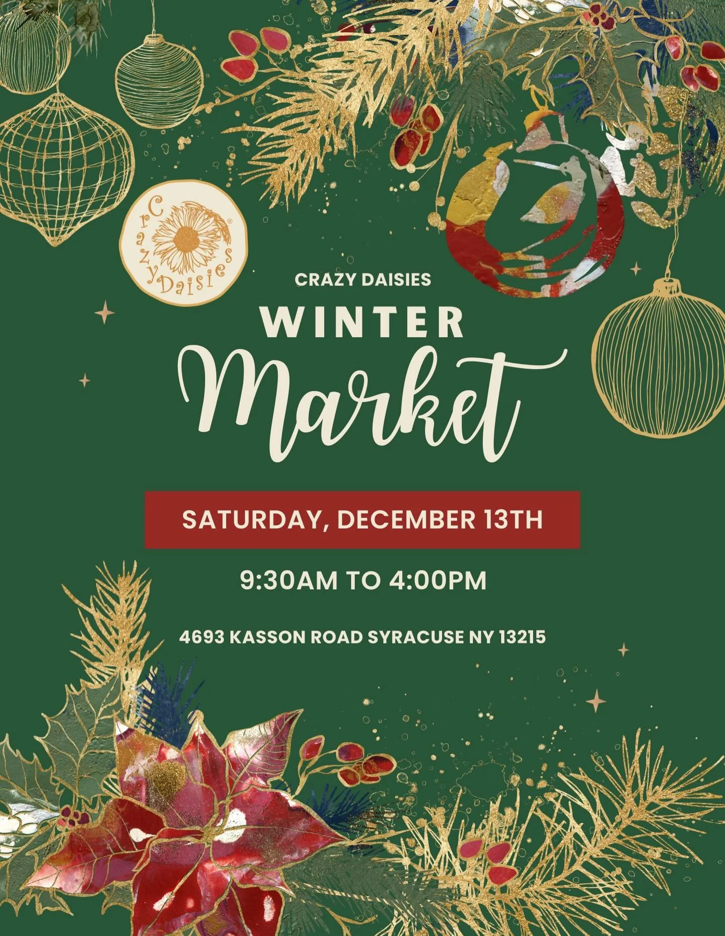 Hope to see you tomorrow. ❄️🎄❄️

#ShopSmall #HolidayMarket #UpstateNY #CNYArtists #SupportLocalArtists  #ArtistLife #IllustratorLife #HandmadeHoliday #KristinaHensonArt #BirdArt #HolidayGifts #ArtForSale #NotebooksAndArt