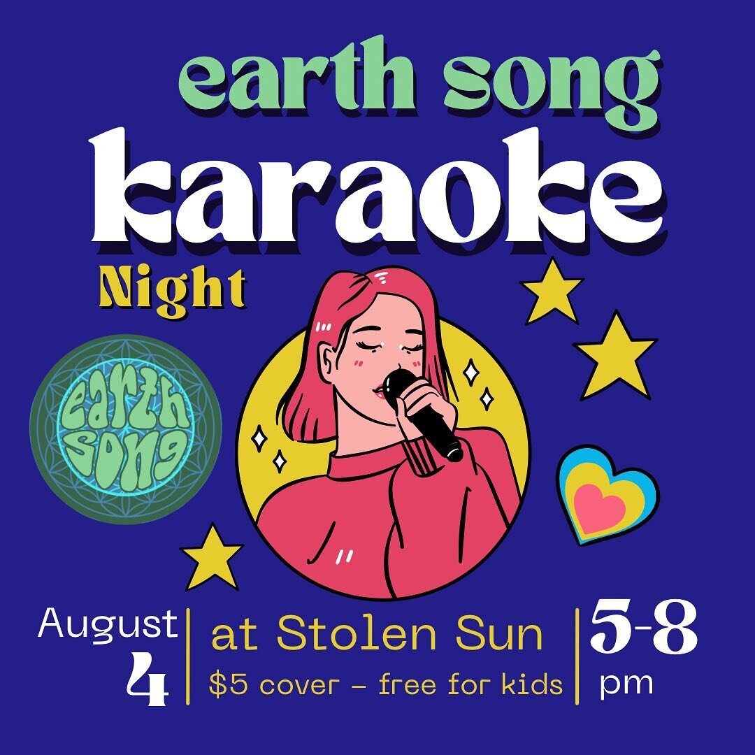 Yeaaah!! We&rsquo;re hosting a karaoke night at #stolensun on 8/4 from 5-8pm 🎤🌟students, families, friends, teachers, everyone is invited! Come hang, enjoy Stolen Sun, and have some karaoke fun 🎉