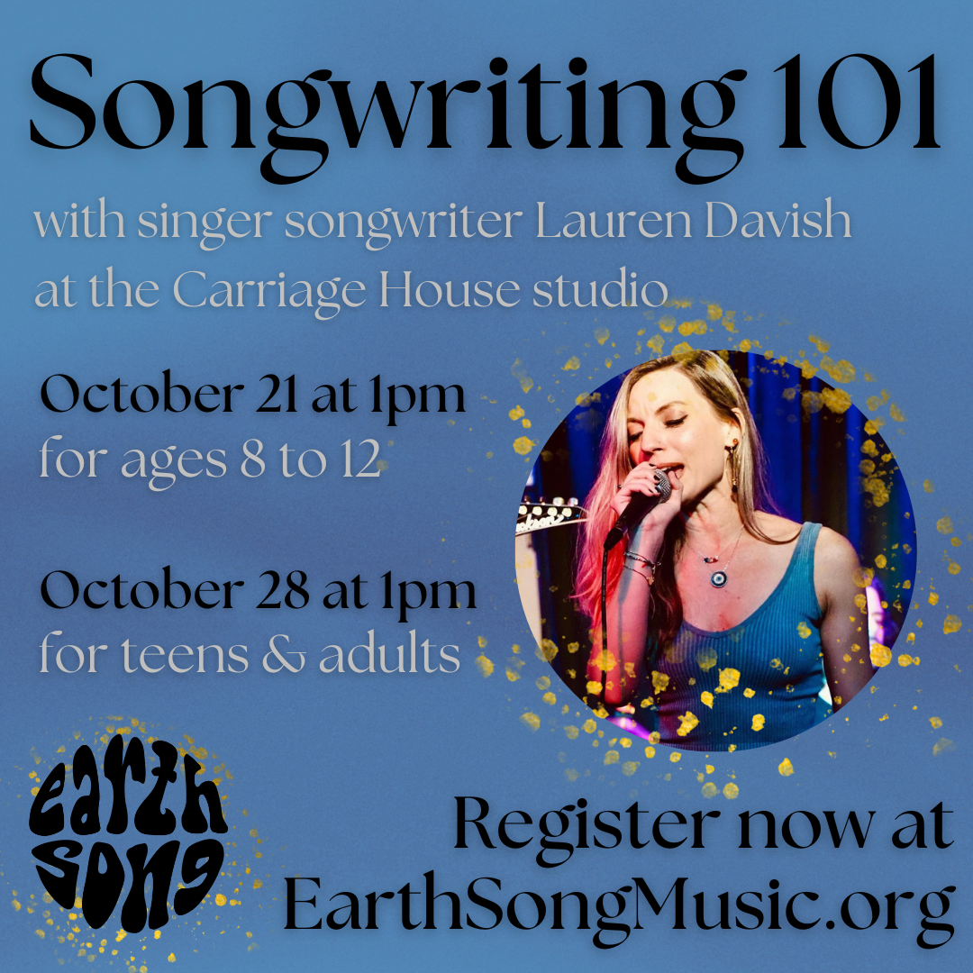Songwriting 101 (ages 8-12)