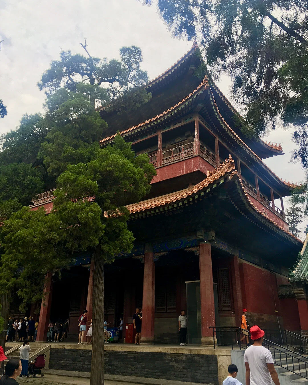 One of the many intricate and beautiful buildings within Confucius Park in Qufu