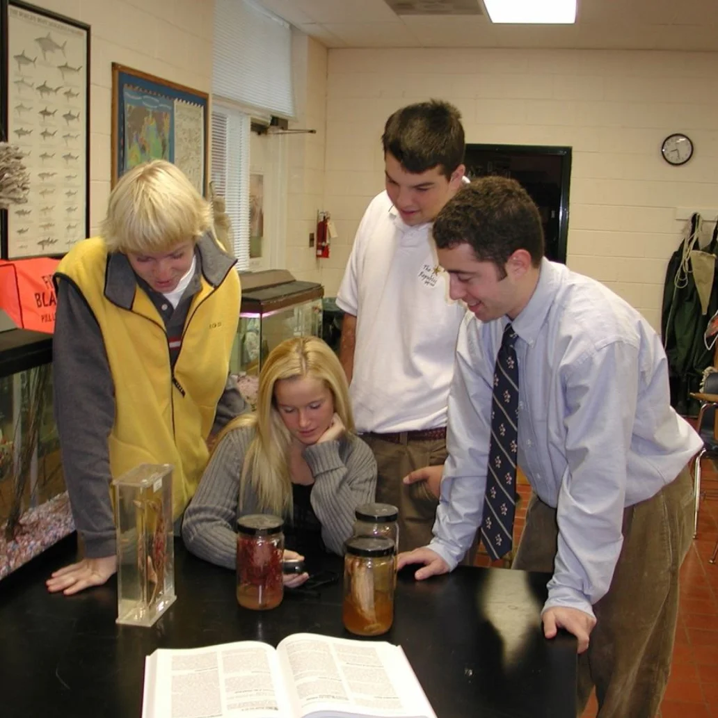 Chris taught marine science and AP Environmental Science at a boarding school on the Chesapeake Bay in Virginia.