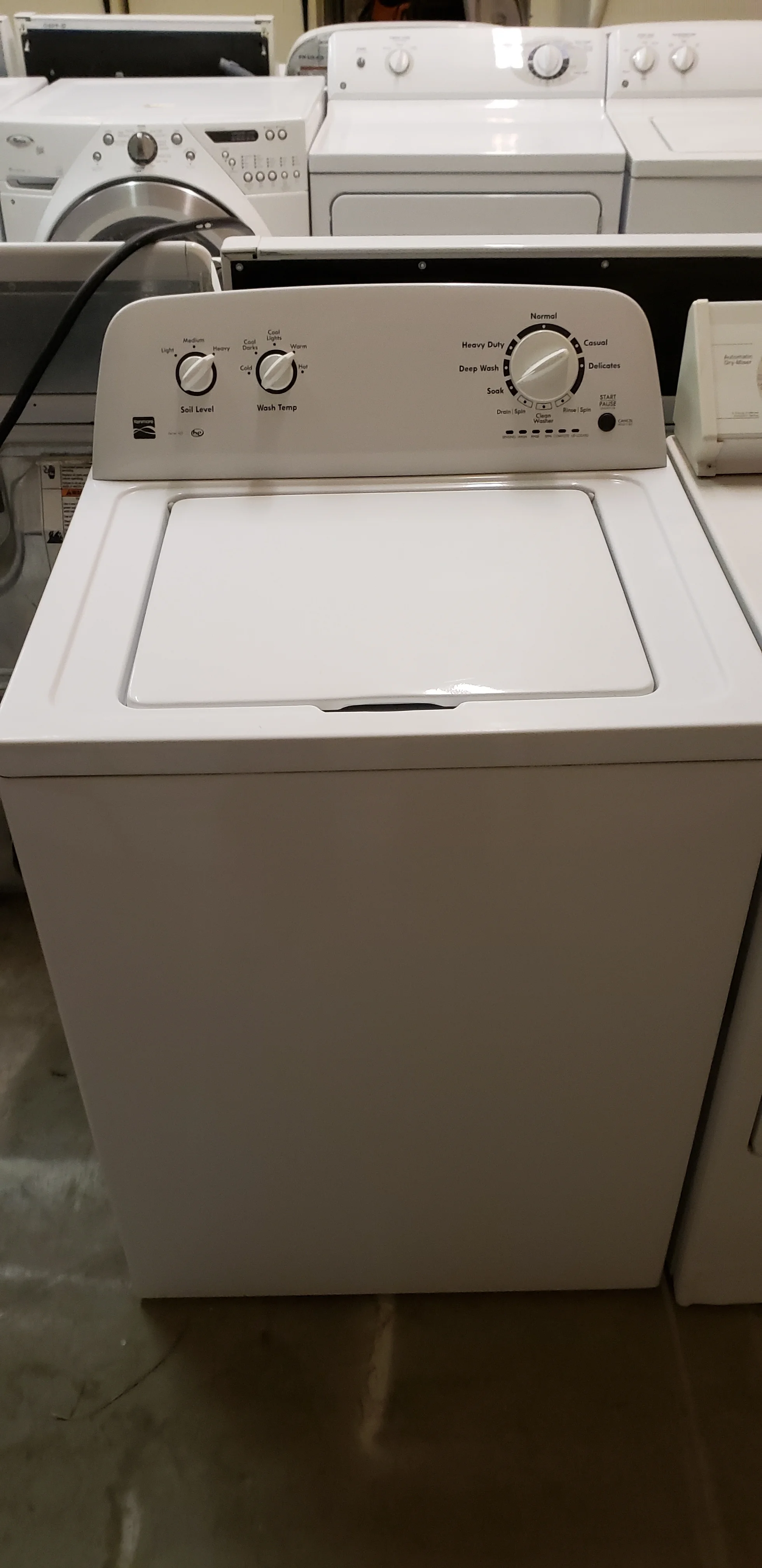 Kenmore He Washer With 90 Day Warranty