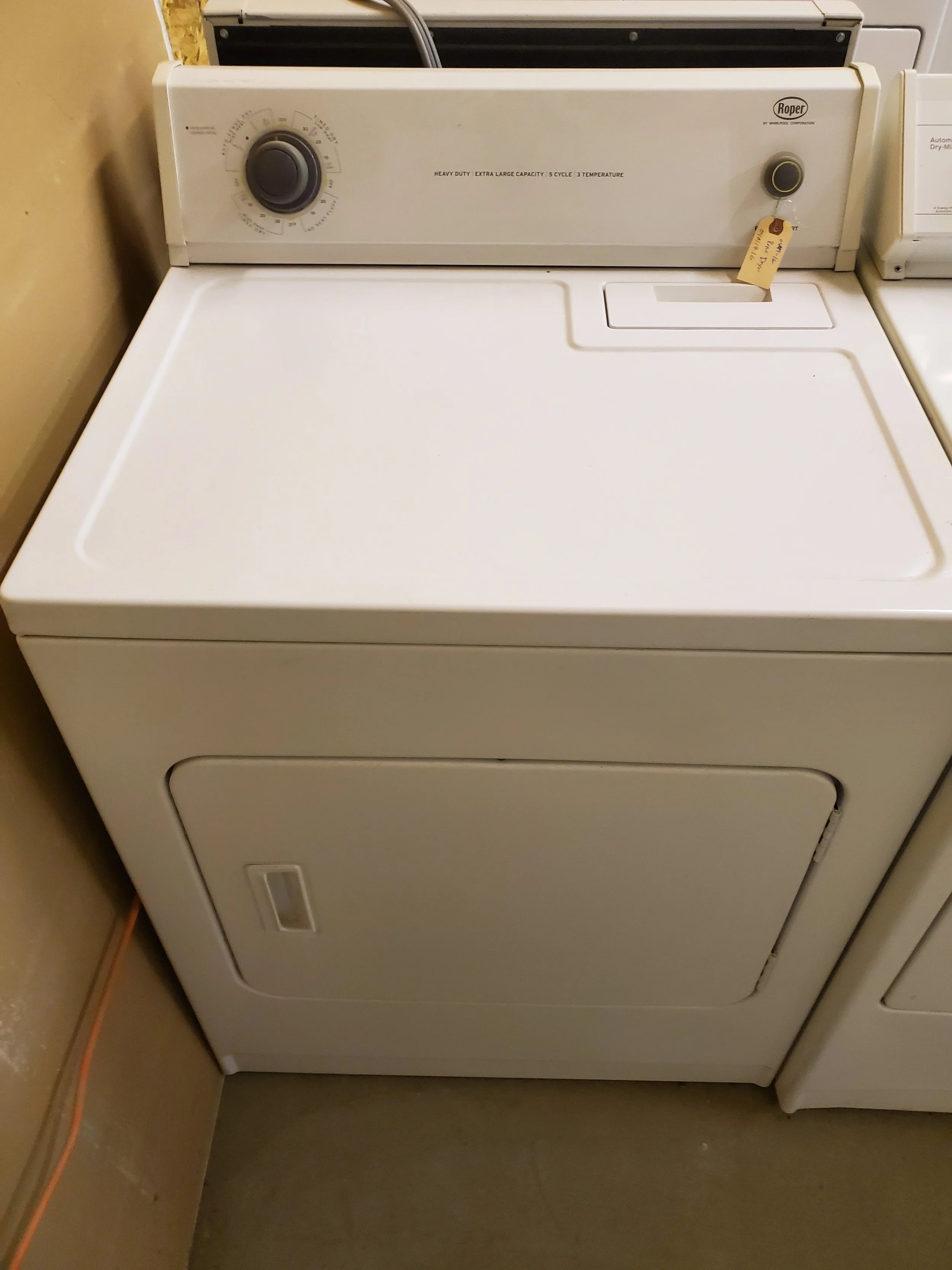 Roper Electric Dryer With 90 Day Warranty 