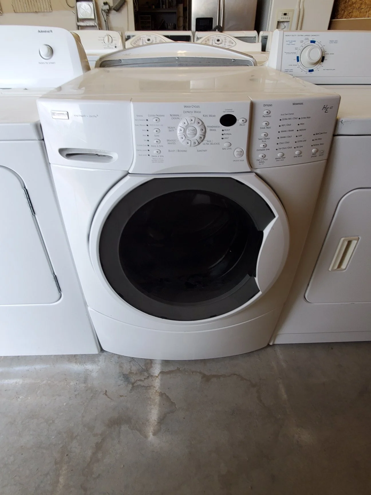  Kenmore Elite Front Load Washer With a 90 Day Warranty