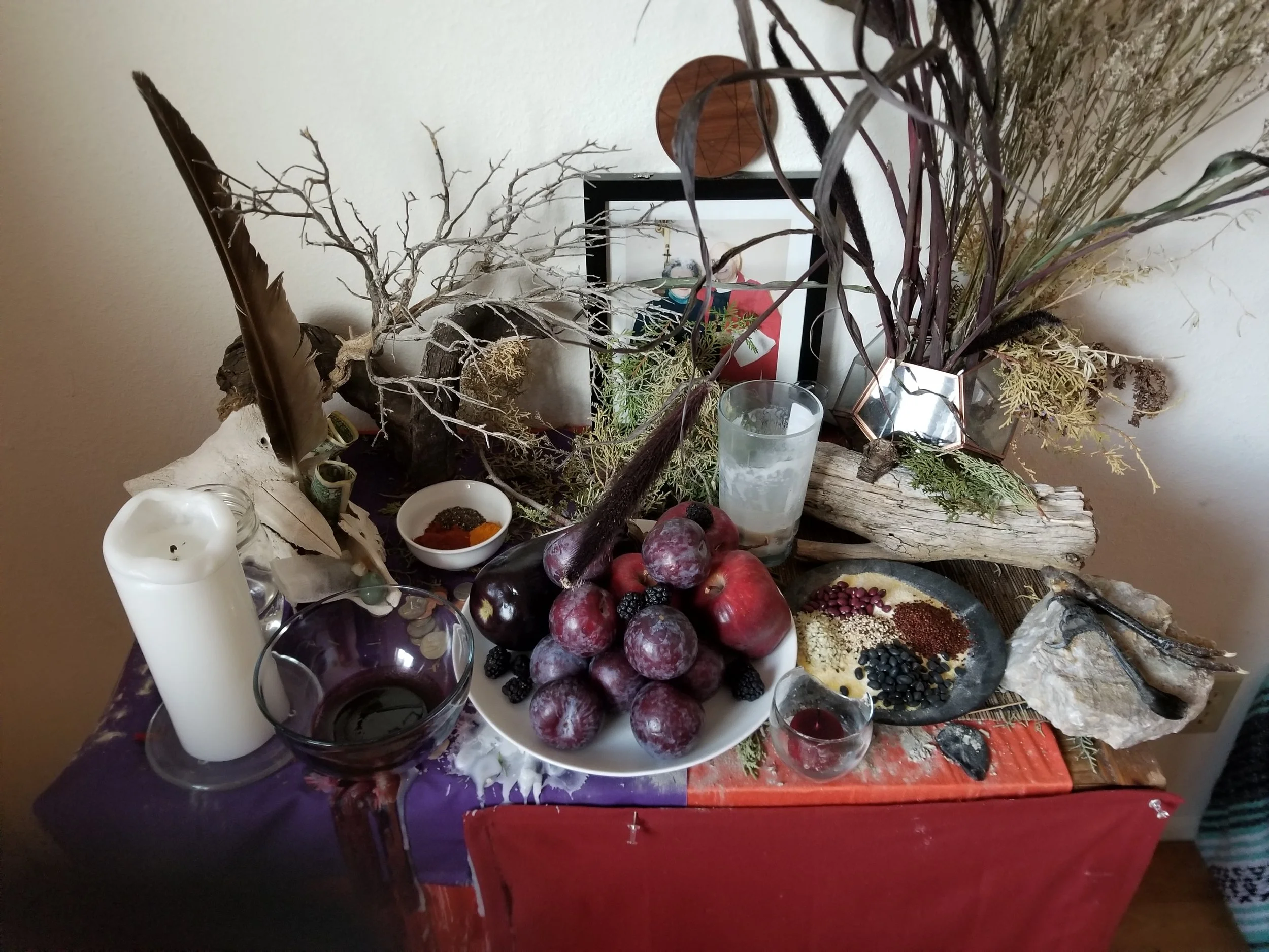 The first shrine I ever built for my ancestors