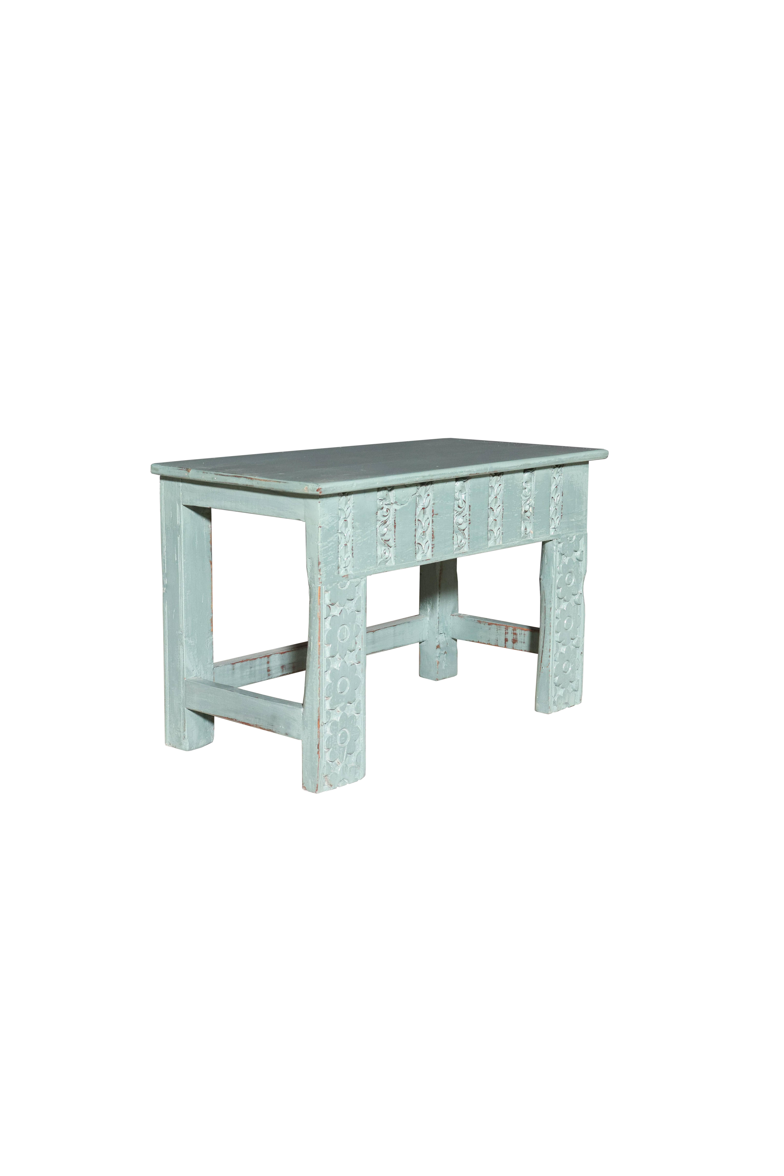 Heirloom Carved Wood Table