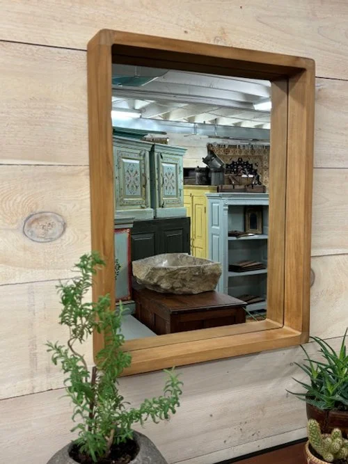 Teak Mirror