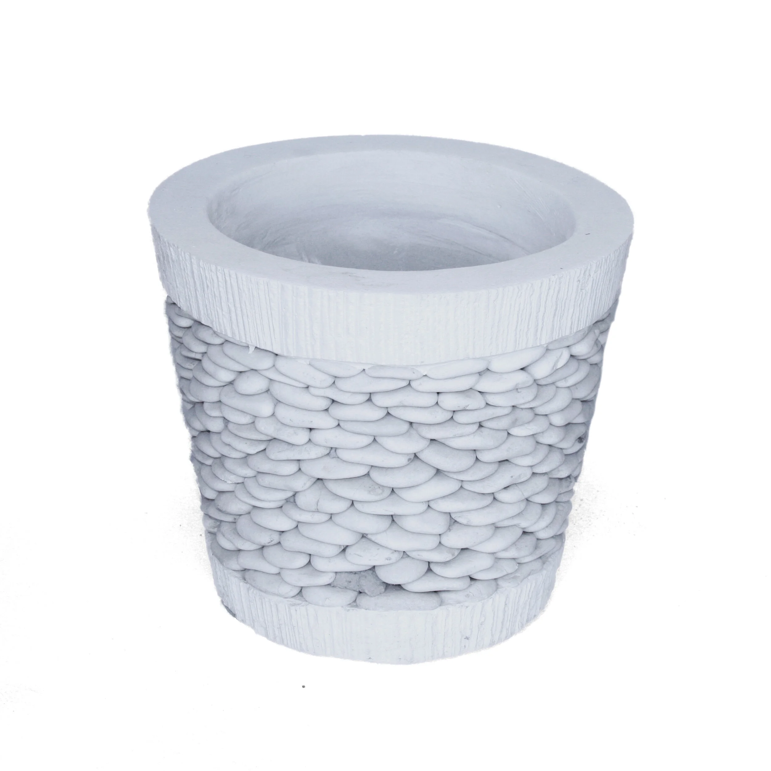 Large White Pebble Planter
