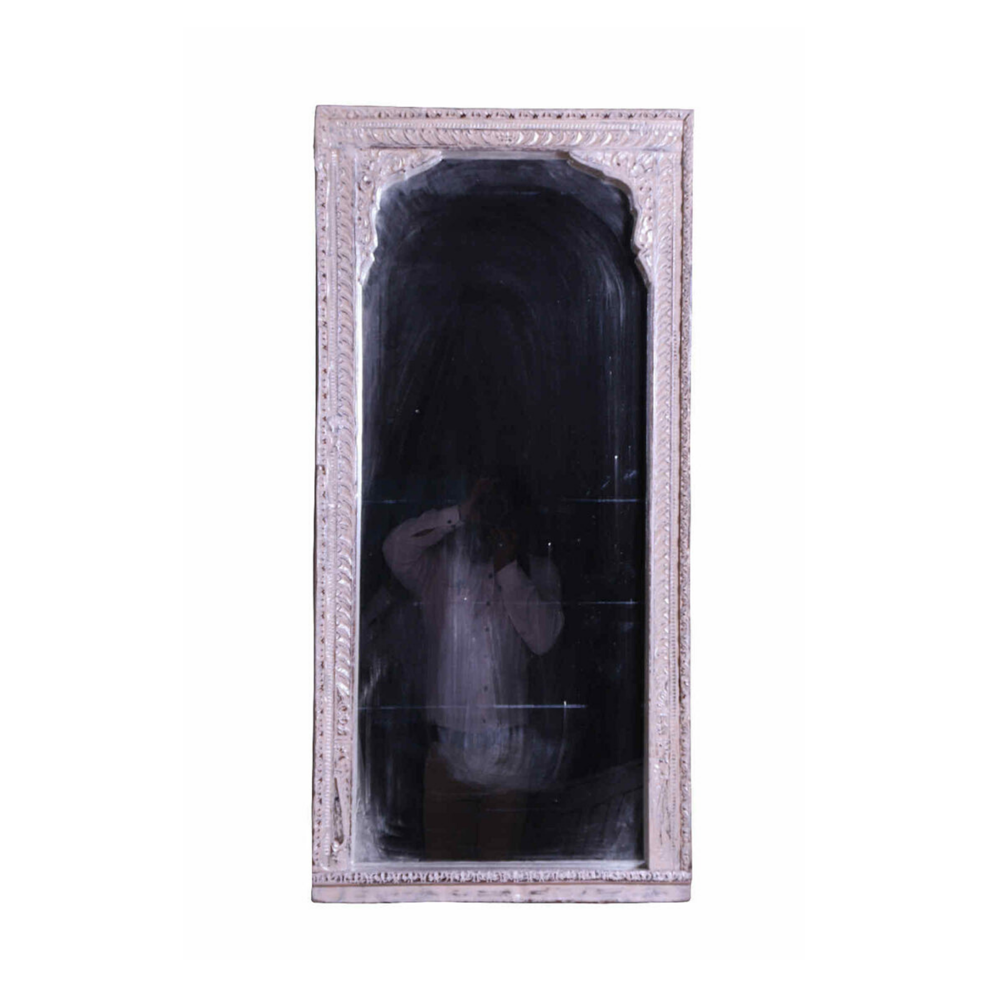 Off-White Carved Mirror
