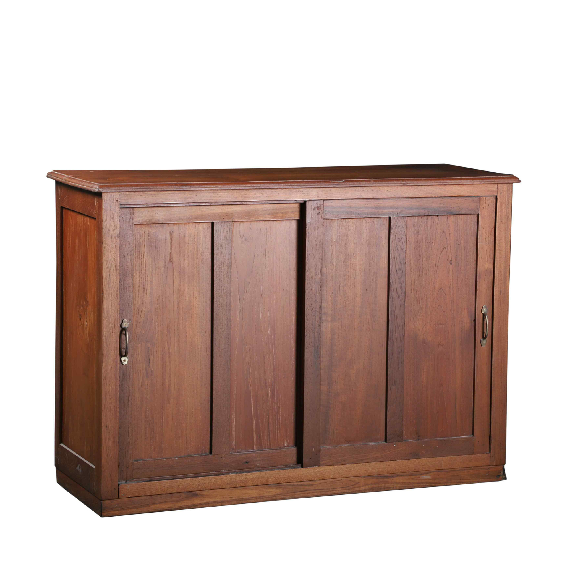 Teak Sideboard with Sliding Doors