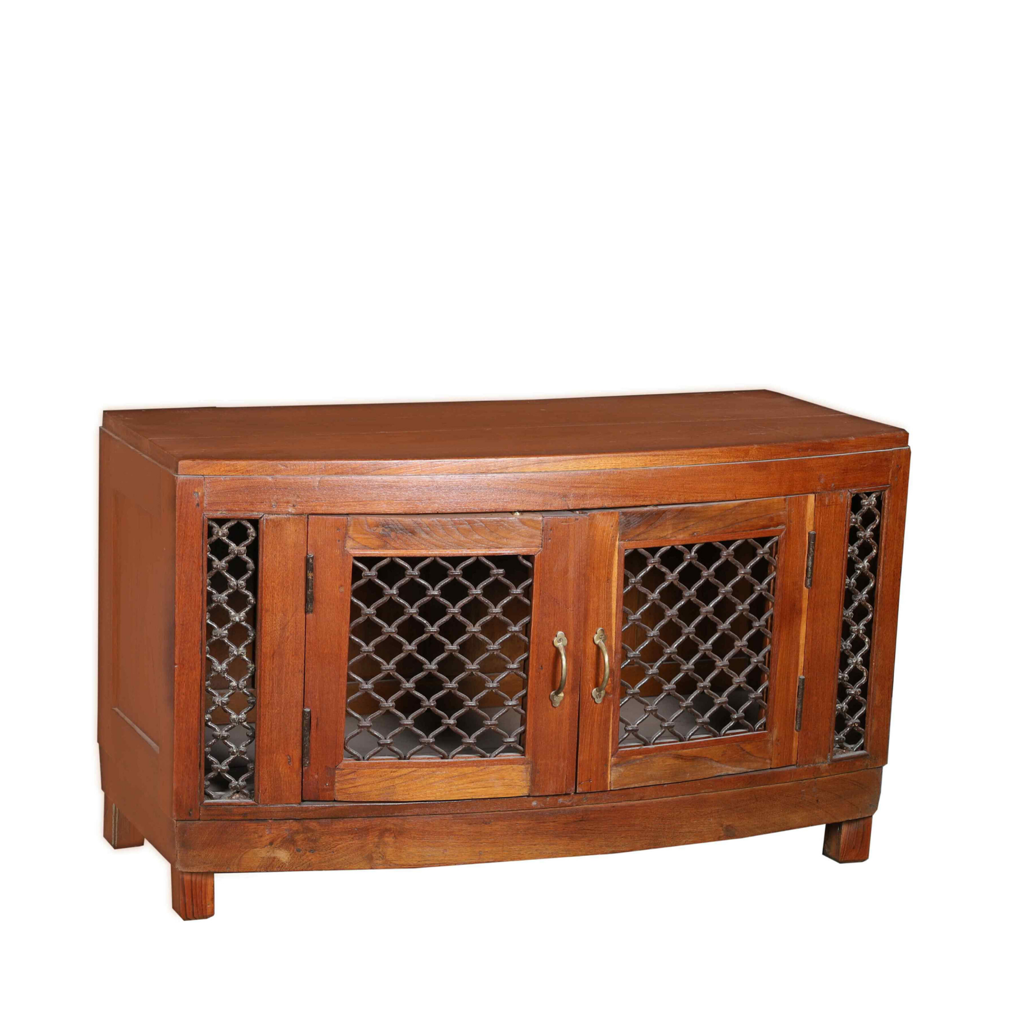 Sideboard with Iron Grate Doors