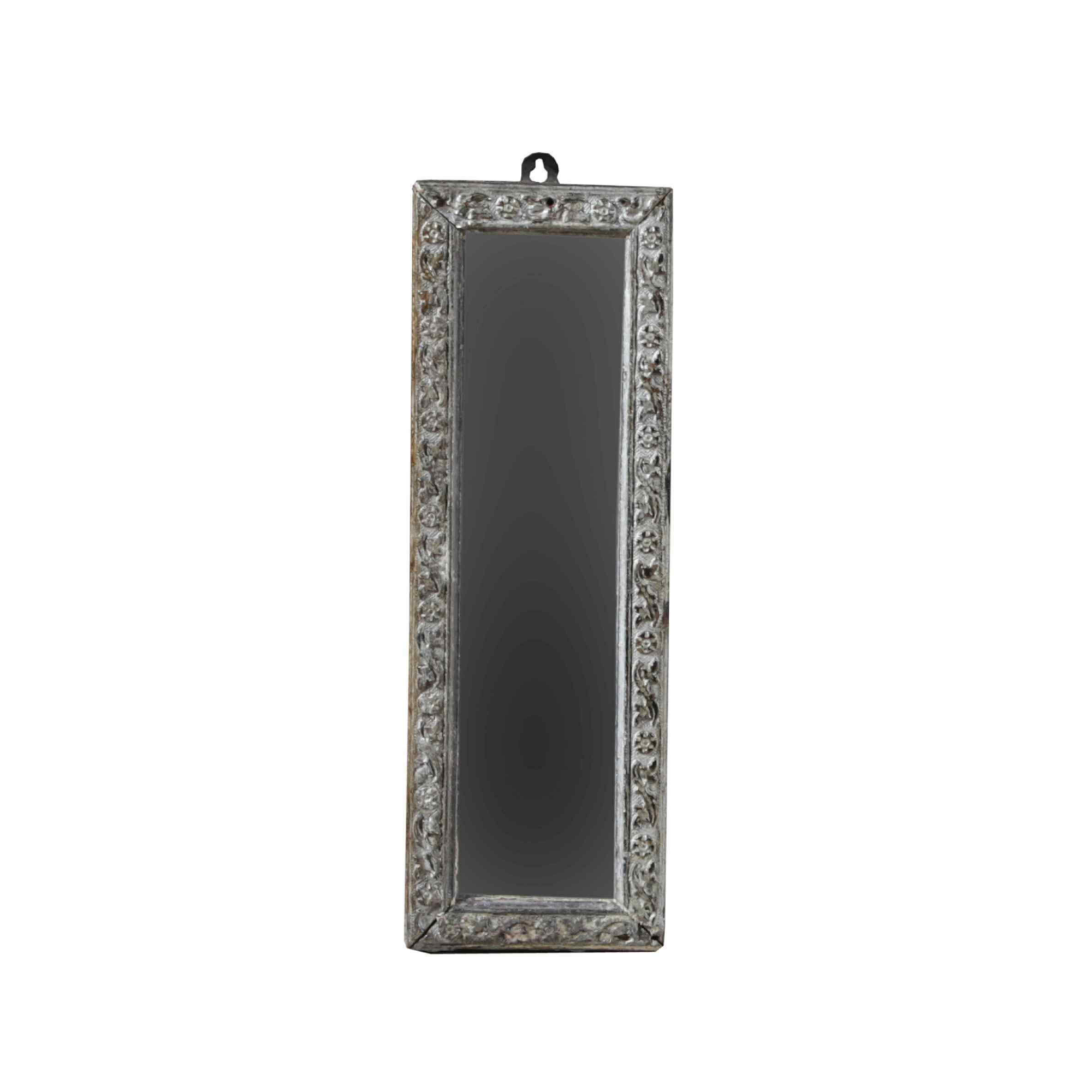 Narrow Pressed Tin Mirror