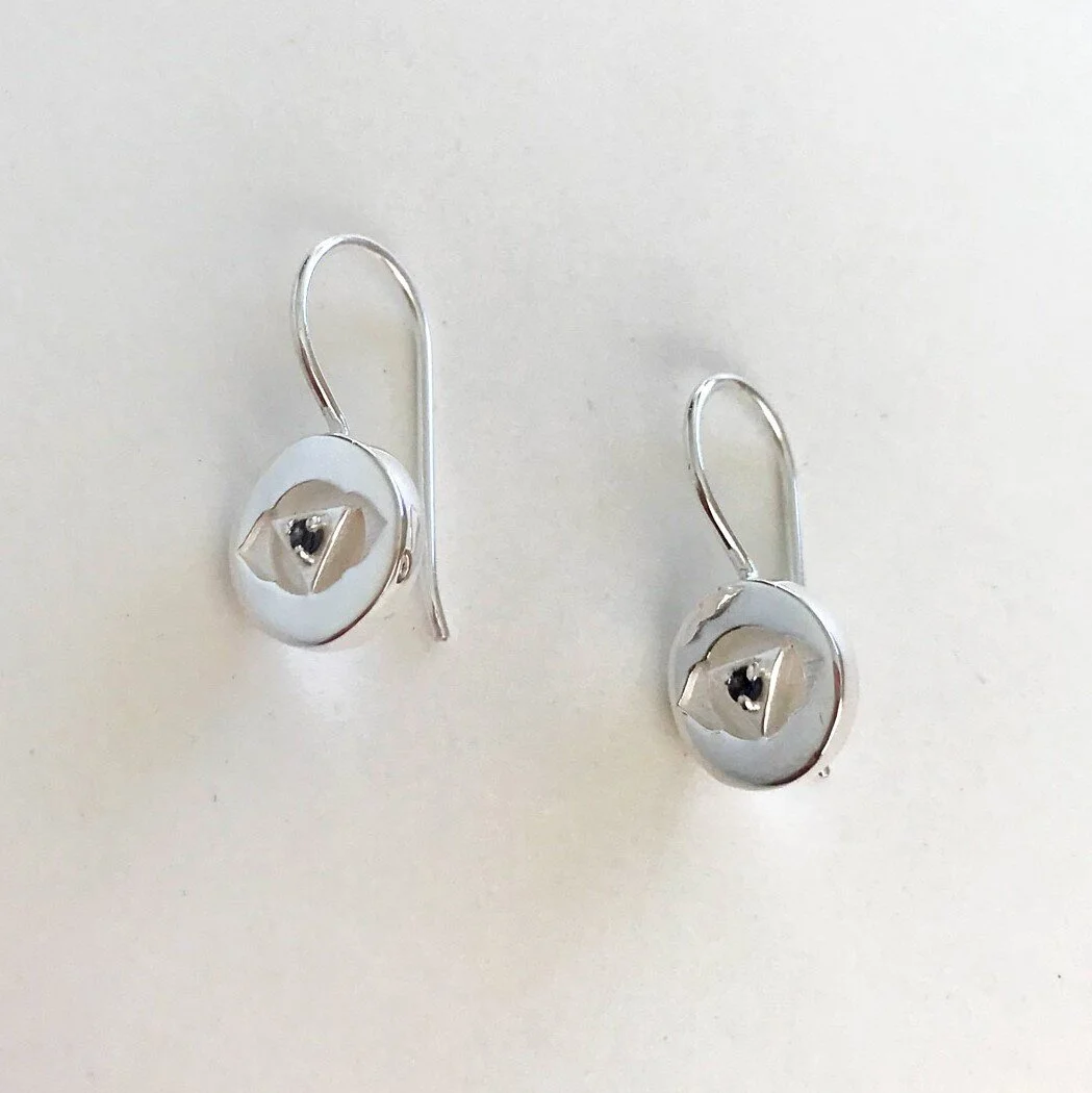Veda Collection: Third Eye Chakra Drop Earrings