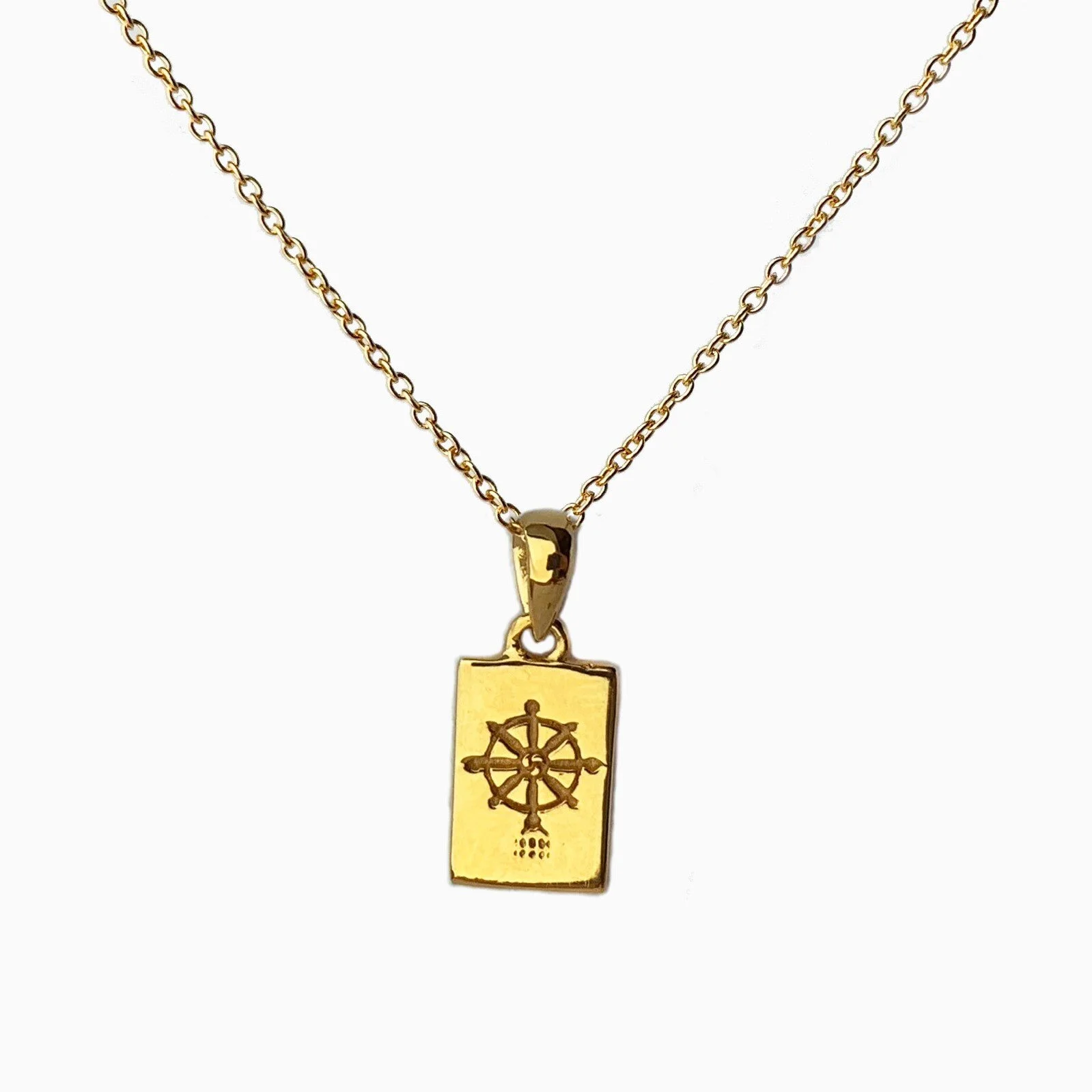 Veda Collection: Wheel Necklace