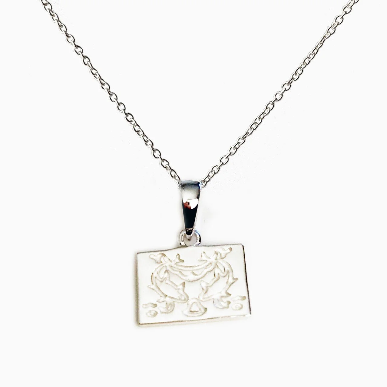 Veda Collection: Two Golden Fishes Necklace