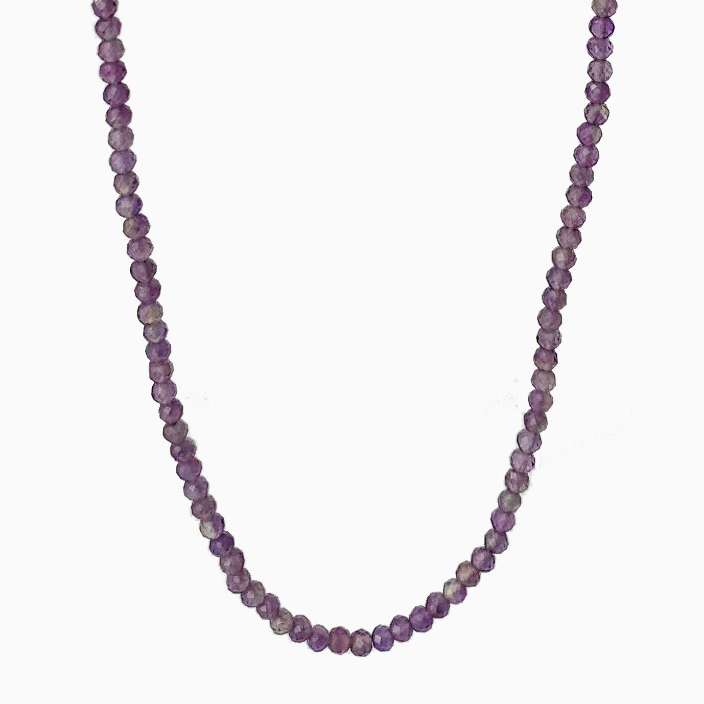 Veda Collection: Amethyst Beaded Necklace