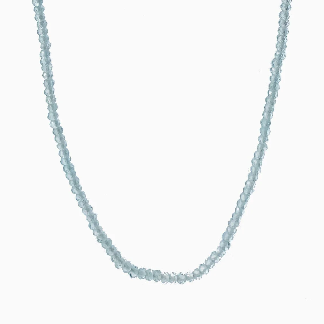 Veda Collection: Blue Topaz Beaded Necklace