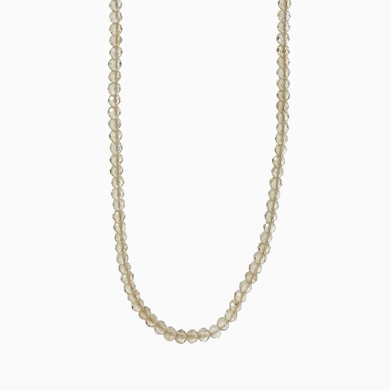 Veda Collection: Citrine Beaded Necklace