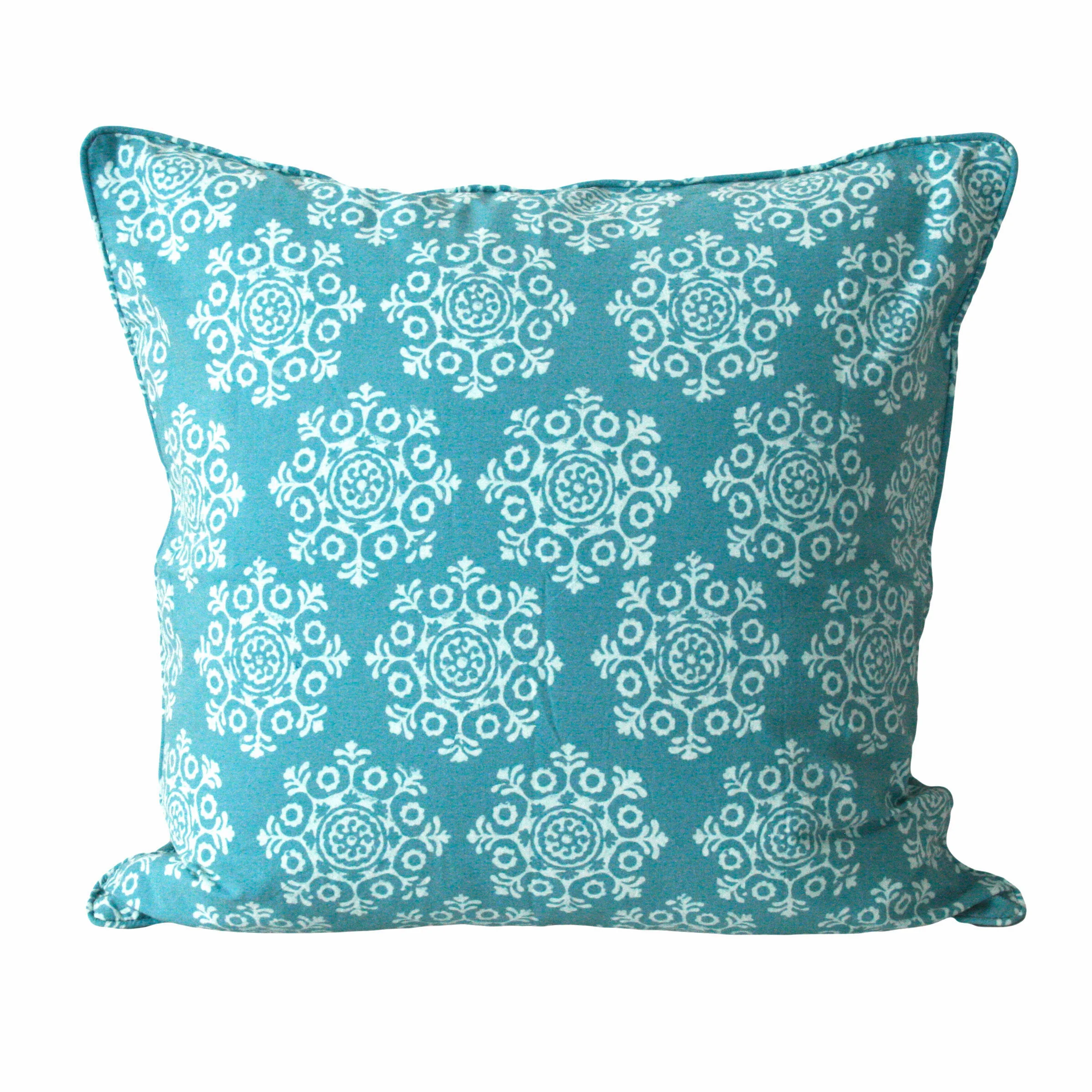 20" Turquoise Pillow Cover