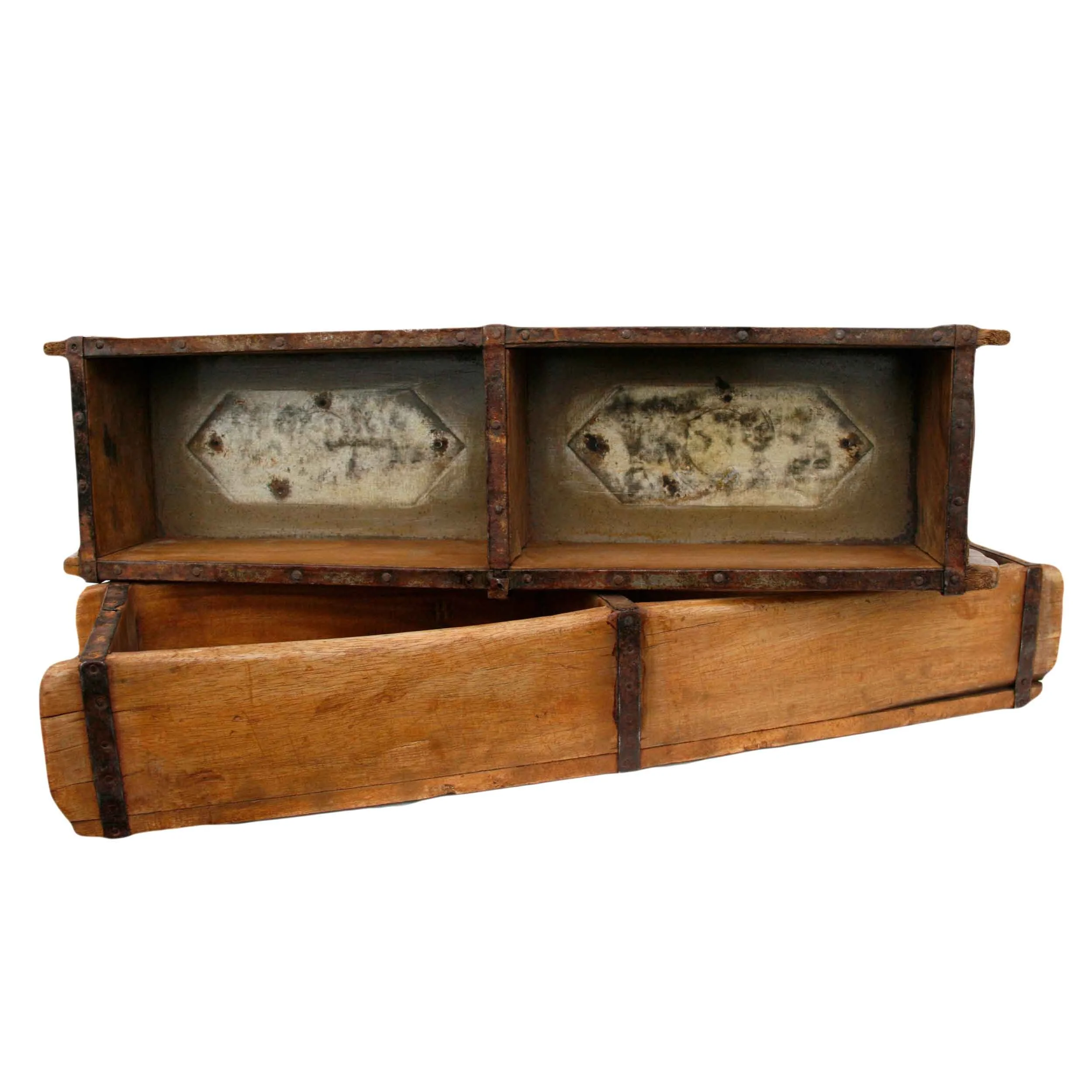 Double Antique Teak Brick Mold