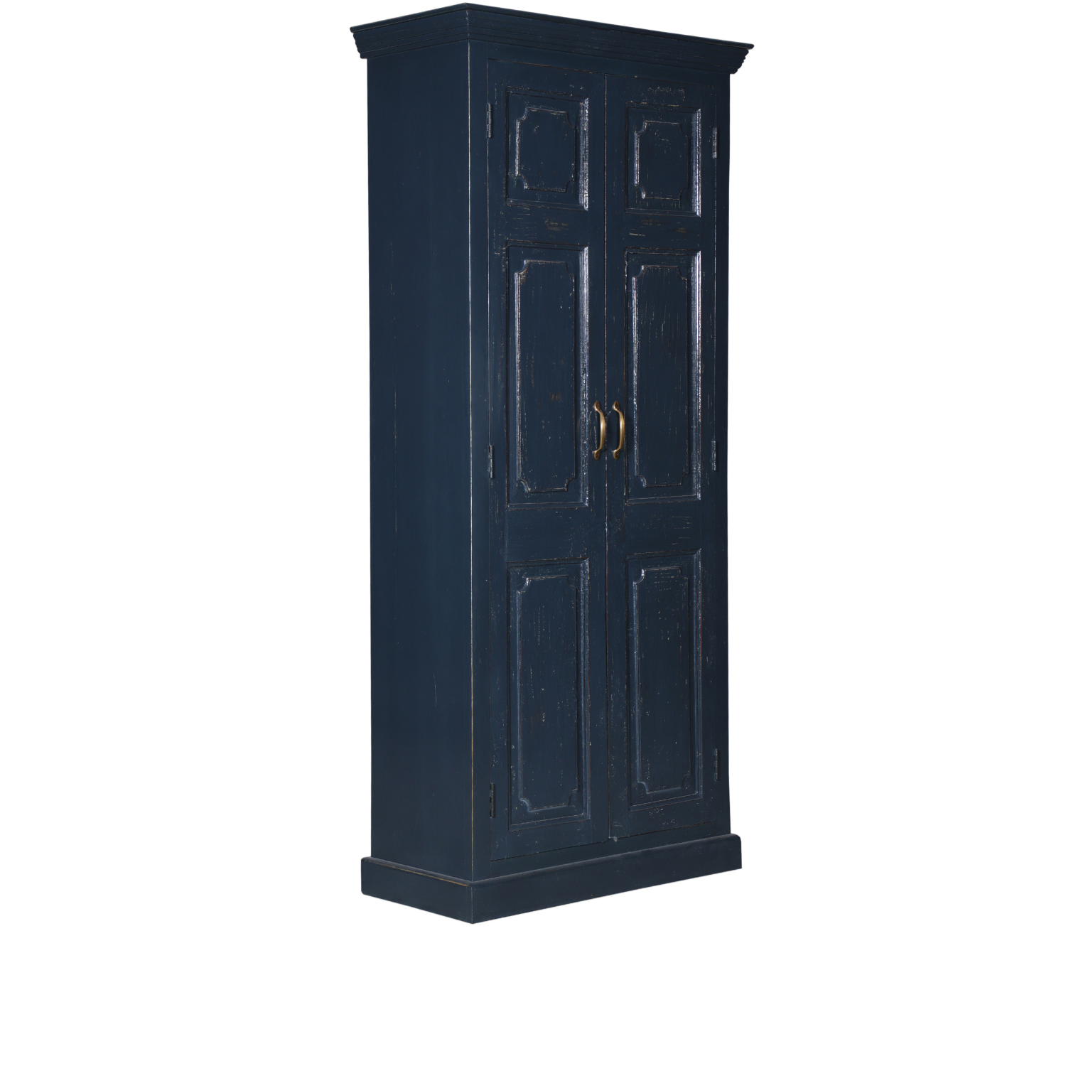 Tall Blue Storage Cabinet
