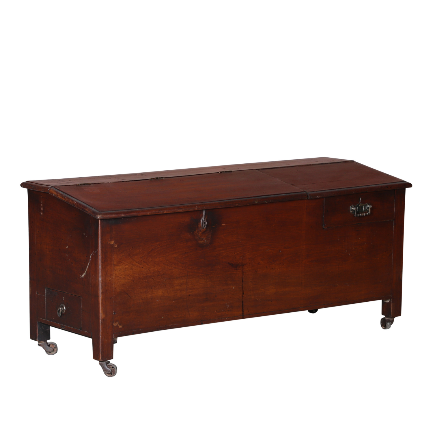 Teak Trunk on Wheels